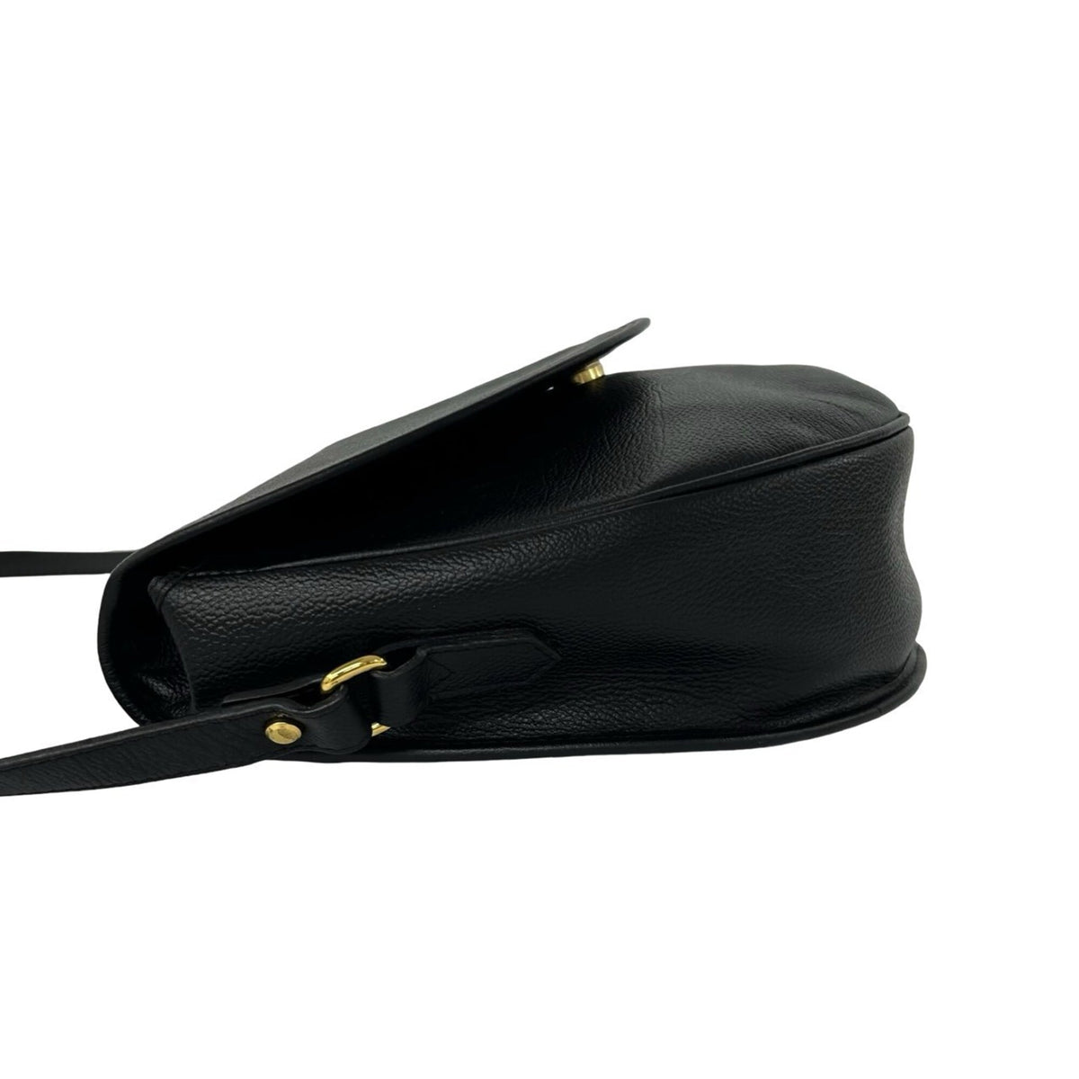 Yves Saint Laurent Black Leather Shoulder Bag (Pre-Owned)