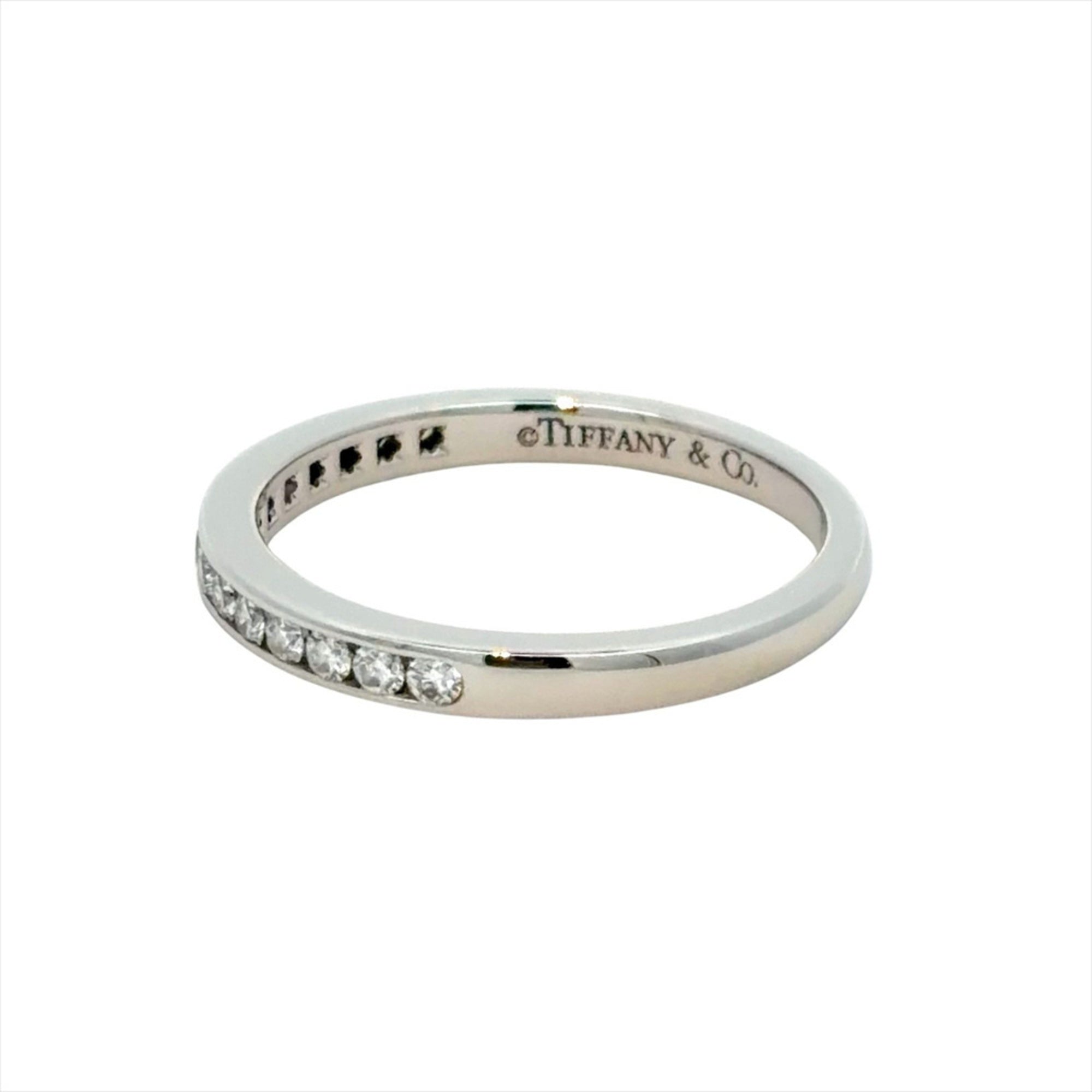 Tiffany Platinum Platinum 950 Band Ring (Pre-Owned)