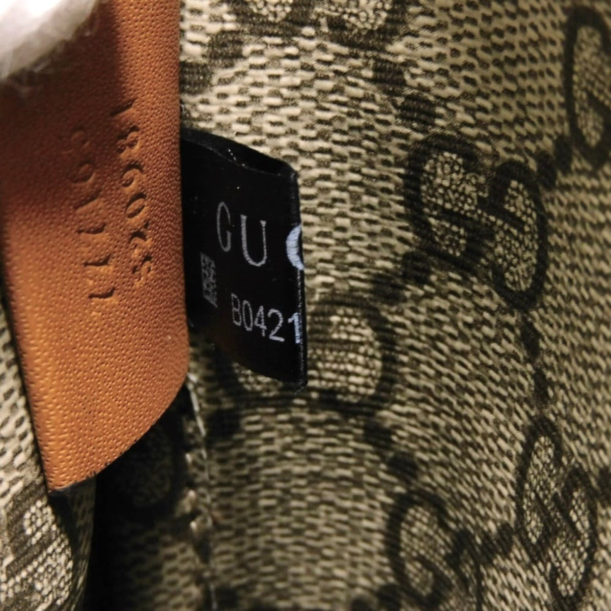 Gucci Beige Linen Clutch Bag Pouch (Pre-Owned)