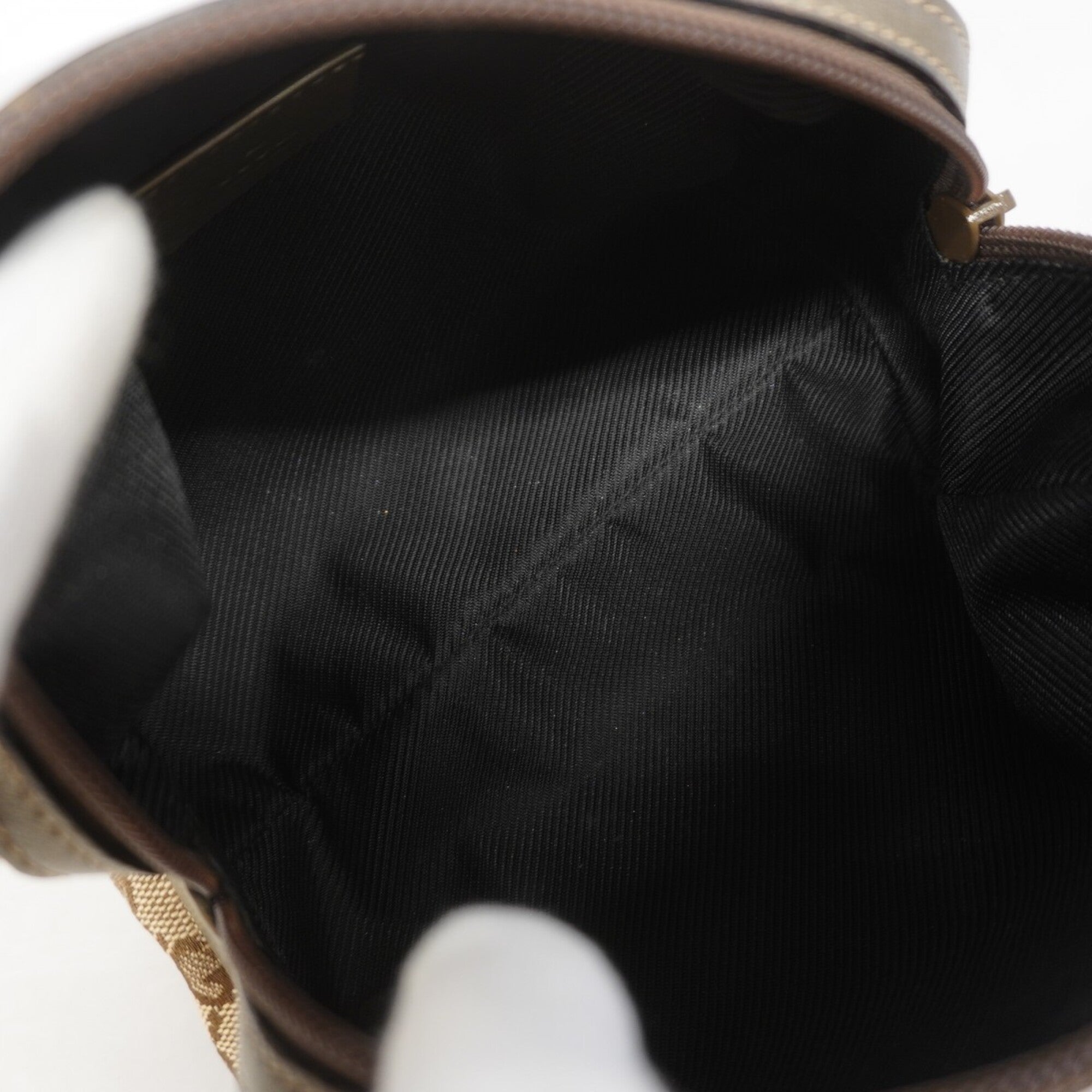 Gucci Brown Canvas Pouch (Pre-Owned)