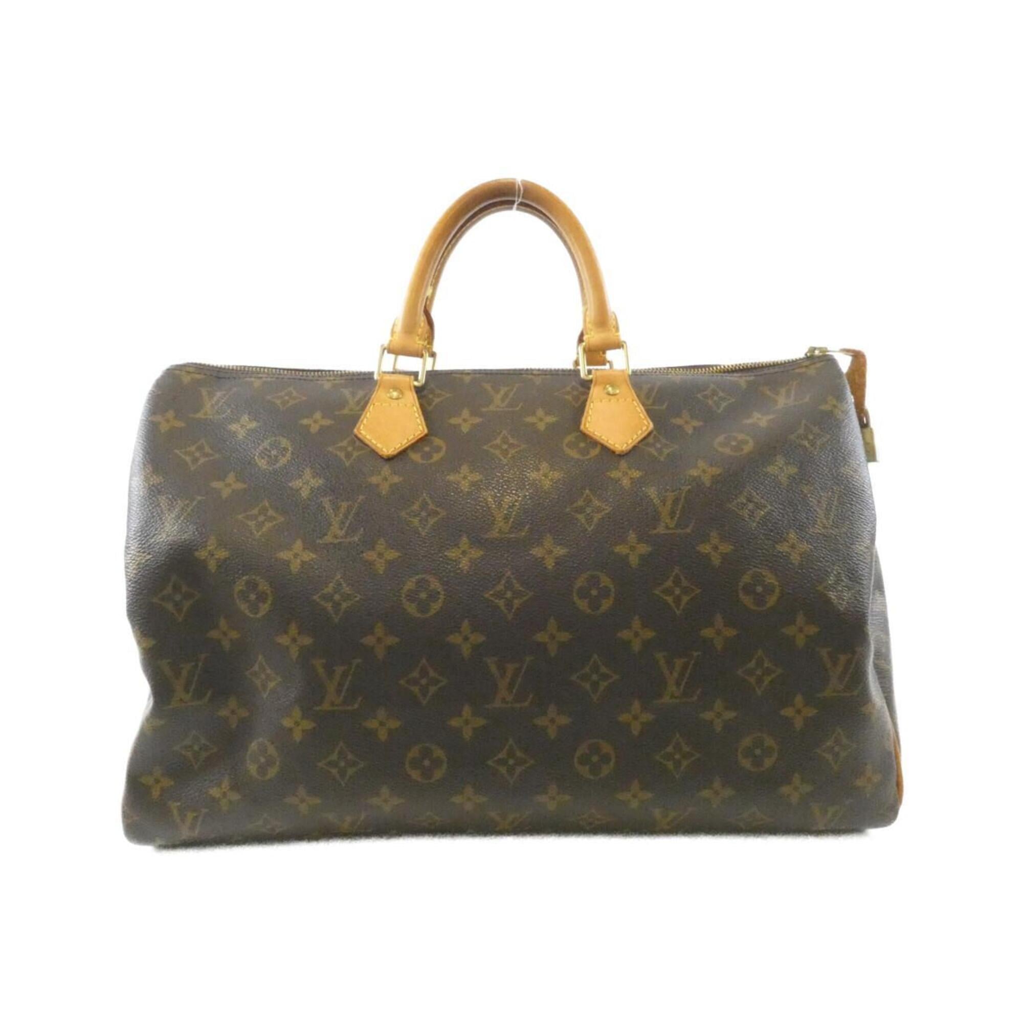 Louis Vuitton Marron Coated Canvas Boston Bag (Pre-Owned)