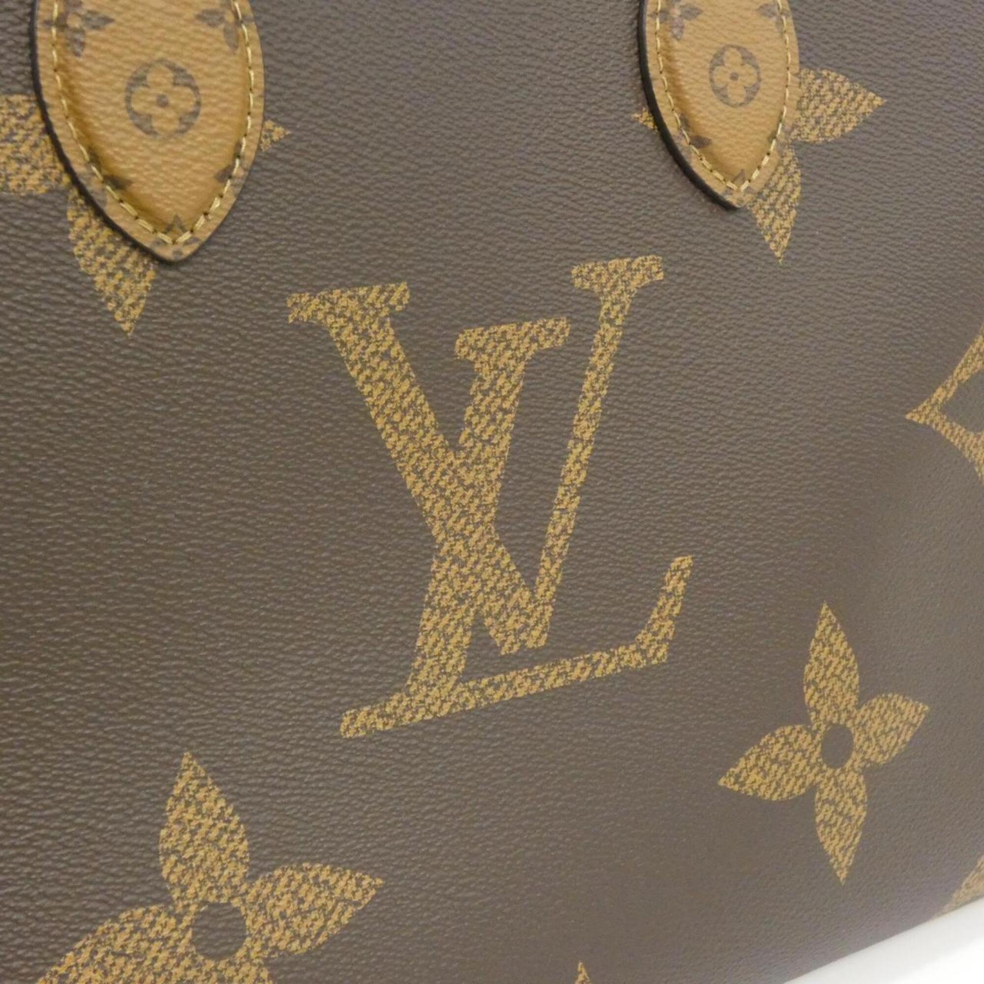 Louis Vuitton Monogram Marron Coated Canvas Handbag (Pre-Owned)