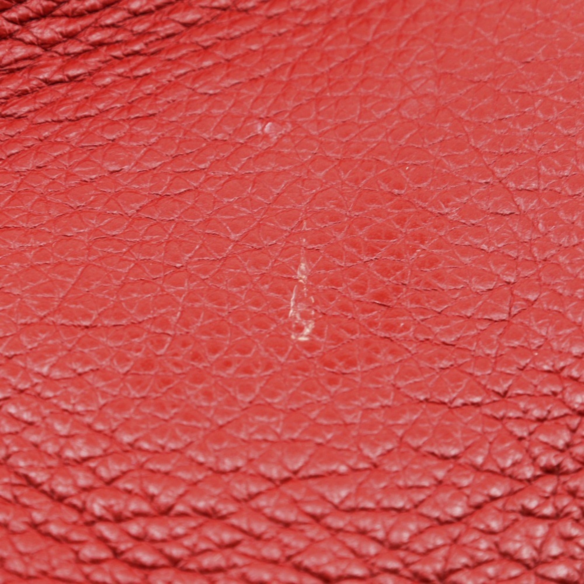 Celine Red Color Leather Handbag (Pre-Owned)