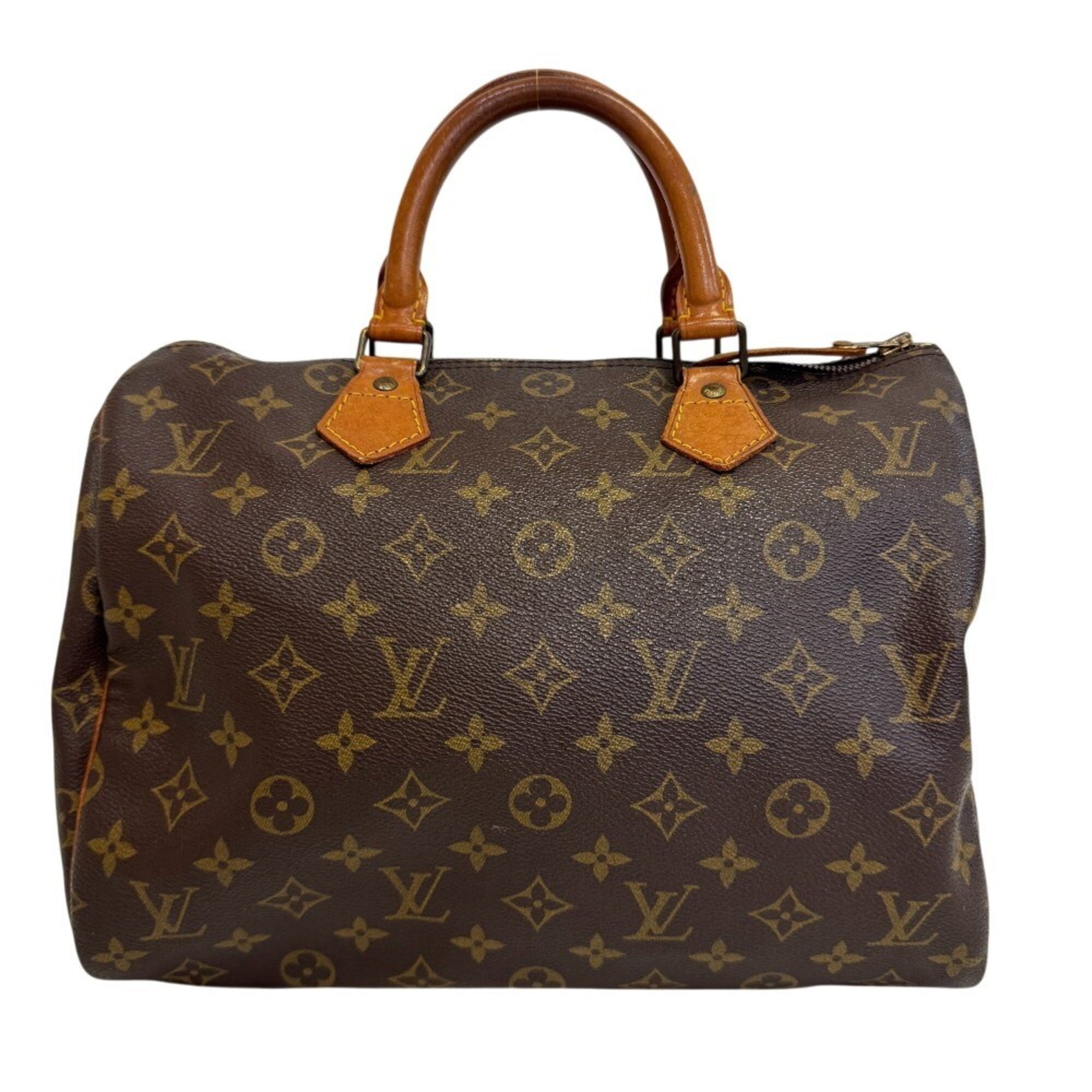 Louis Vuitton Brown Monogram Canvas Boston Bag (Pre-Owned)