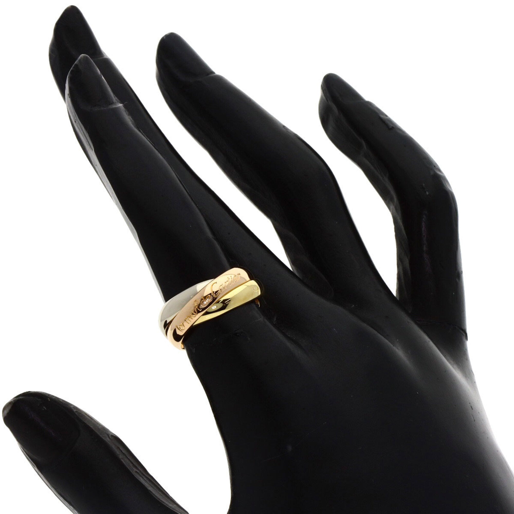 Cartier Trinity Yellow Gold (18K) Pink Gold (18K) White Gold (18K) Band Ring (Pre-Owned)