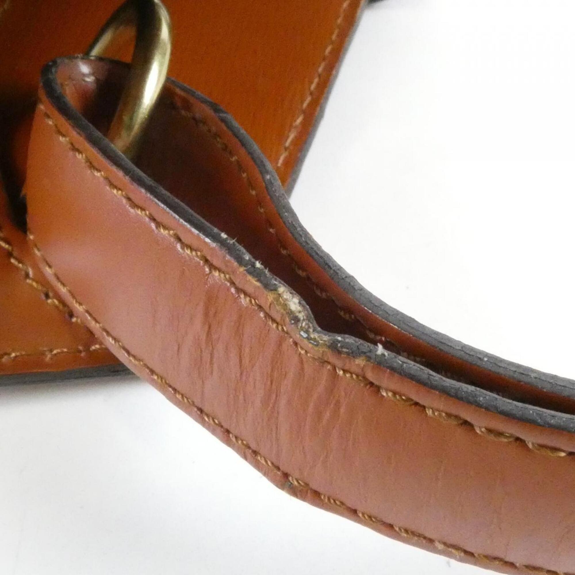 Louis Vuitton Brown Leather Shoulder Bag (Pre-Owned)