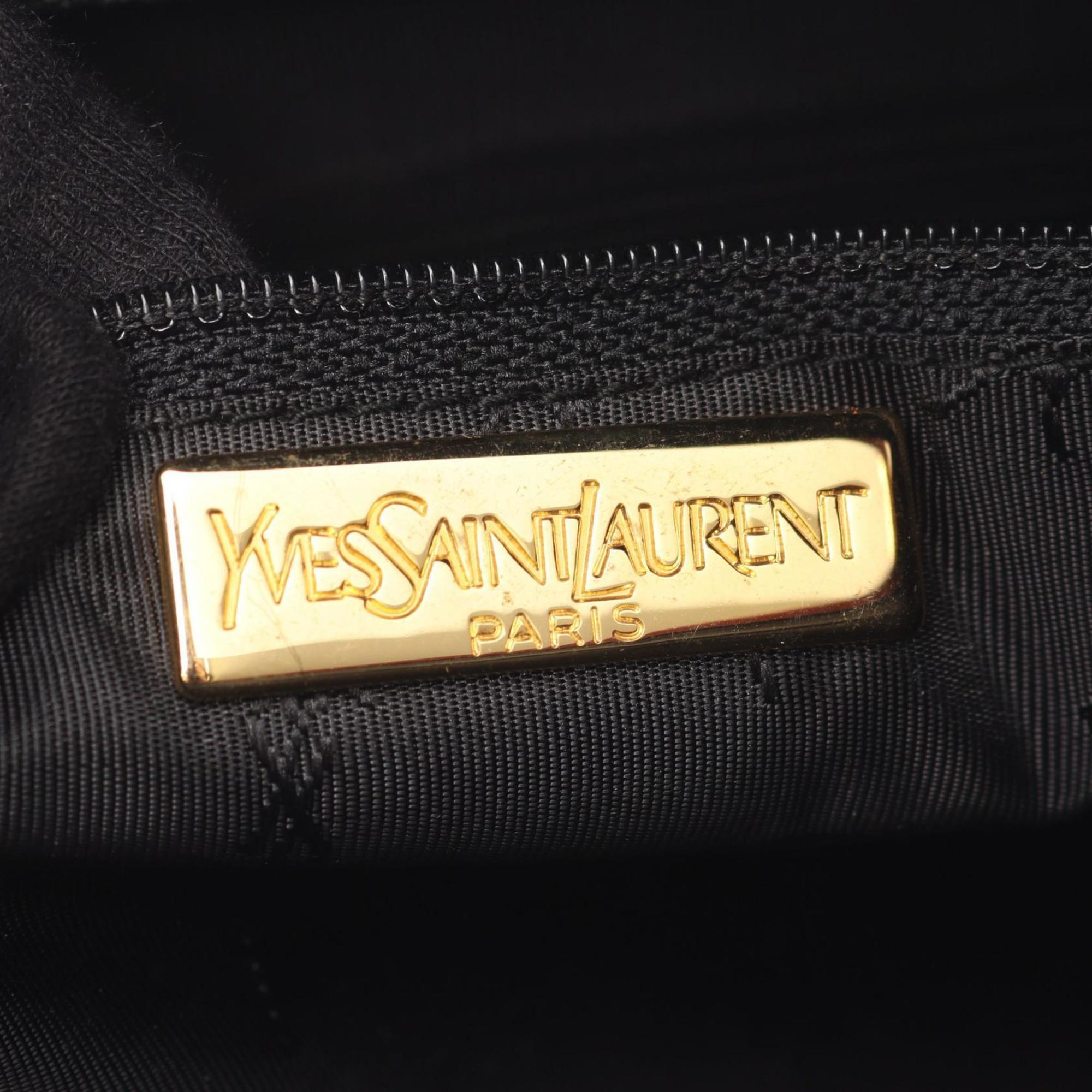 Yves Saint Laurent Bordeaux Leather Handbag Shoulder Bag (Pre-Owned)