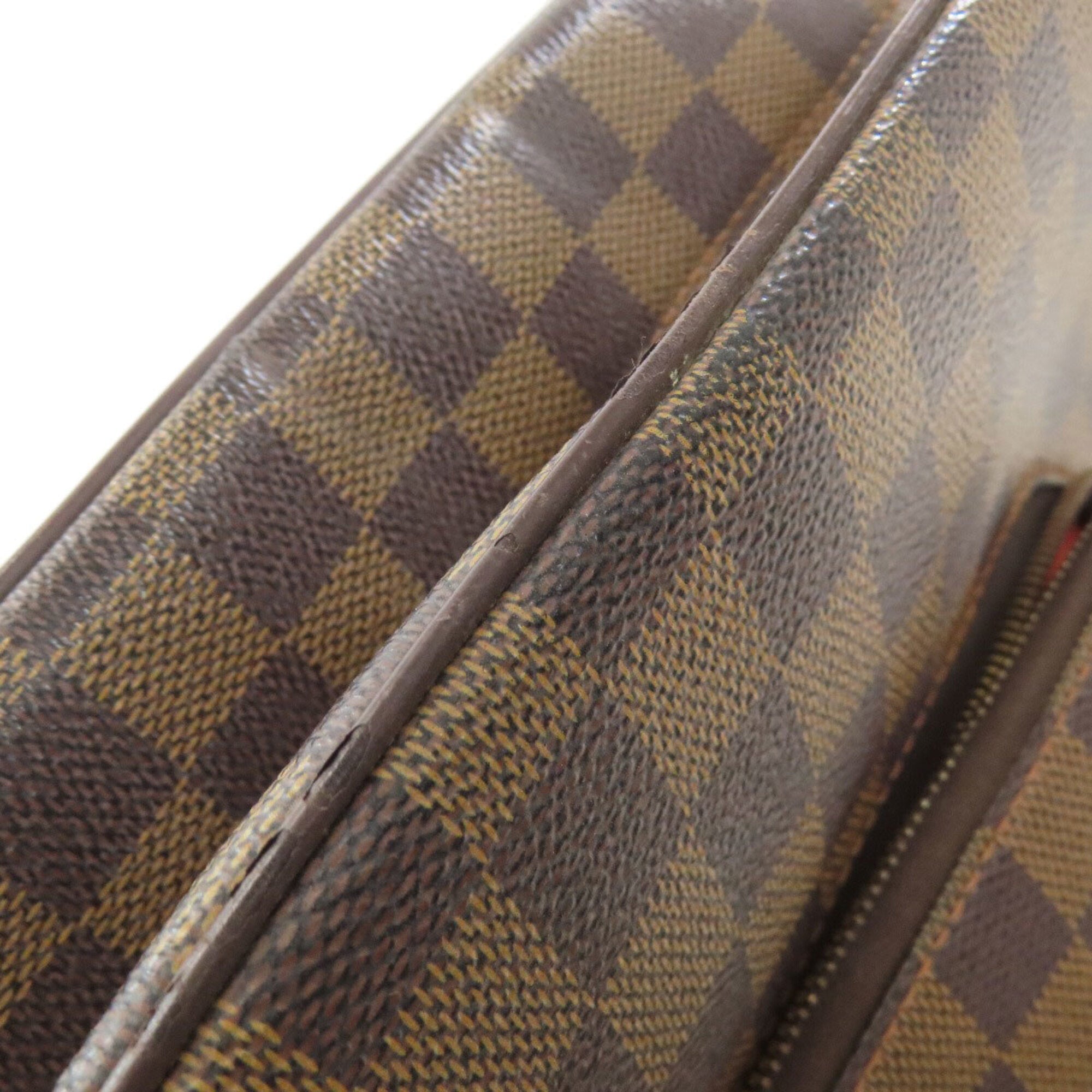 Louis Vuitton Damier Damier Canvas Ebene Damier Canvas Shoulder Bag (Pre-Owned)