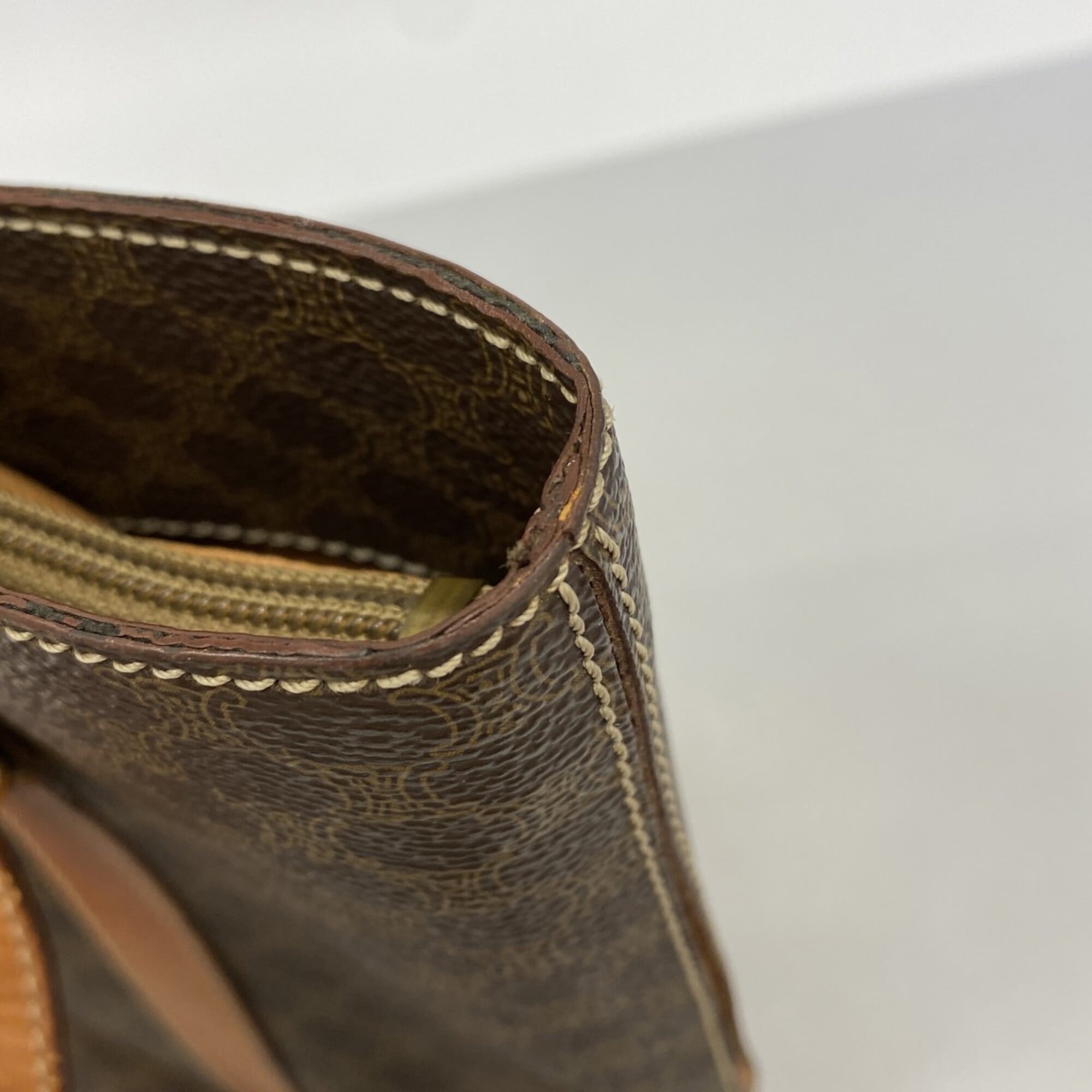 Celine Brown Pvc Tote Bag (Pre-Owned)