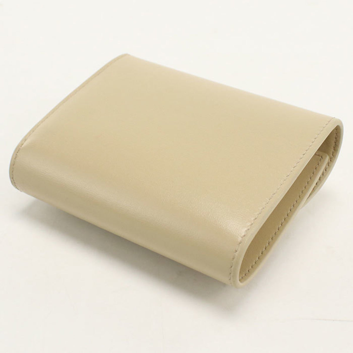Celine Beige Leather Wallet (Tri-Fold) (Pre-Owned)