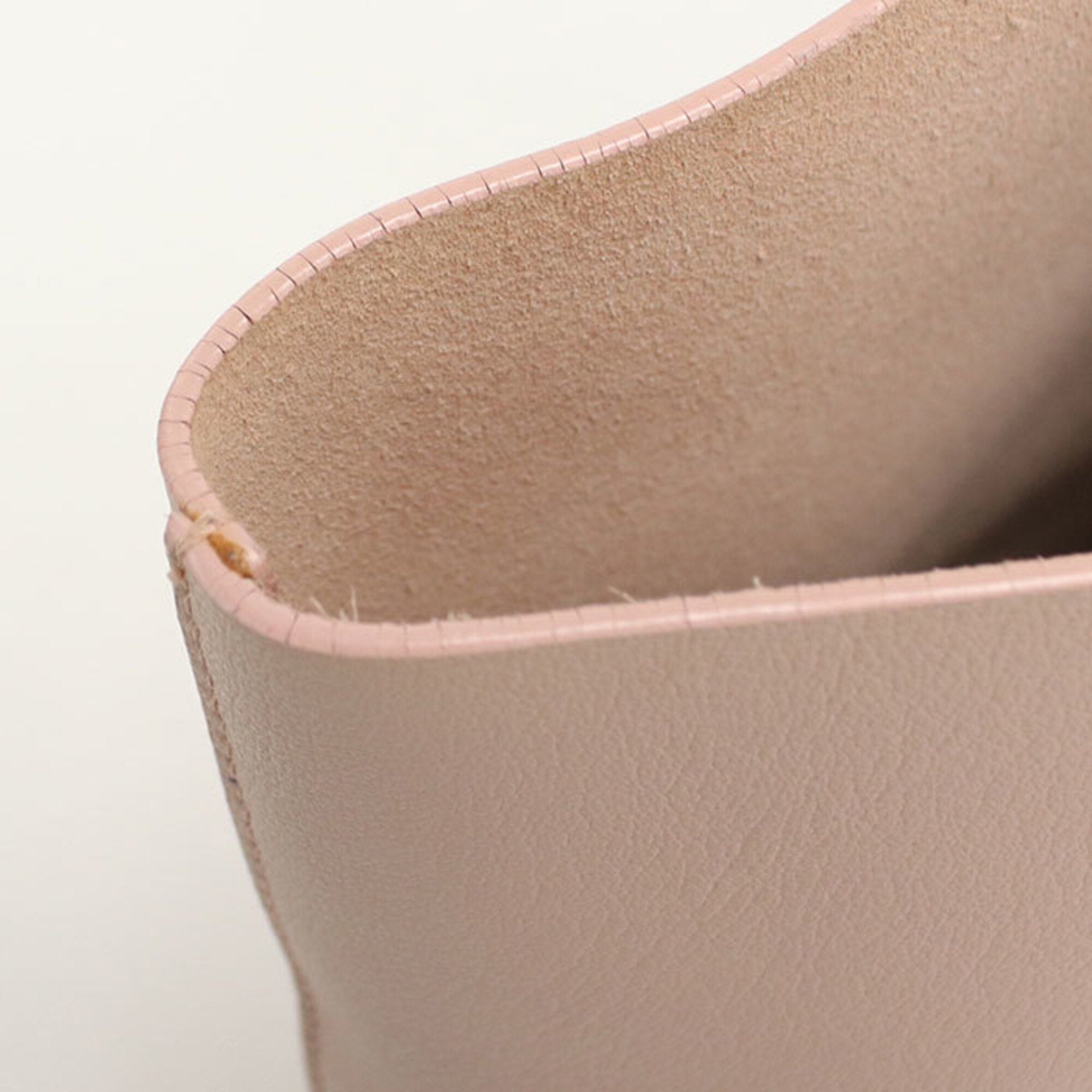 Saint Laurent Pink Leather Pouch Tote Bag (Pre-Owned)