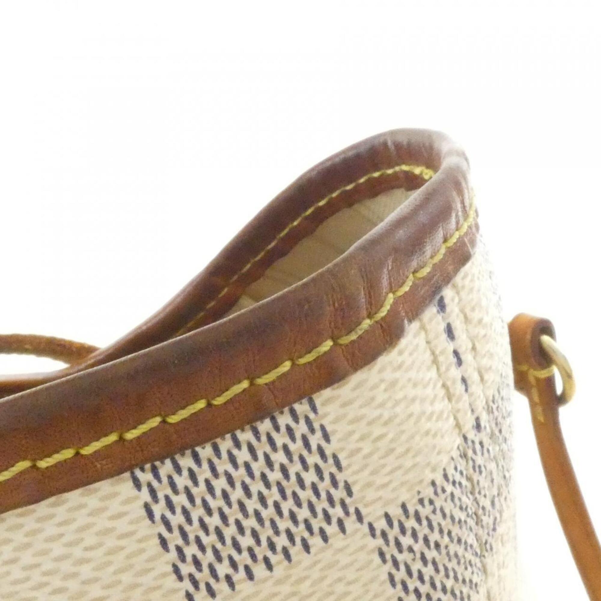Louis Vuitton Azur Coated Canvas Handbag Pouch (Pre-Owned)