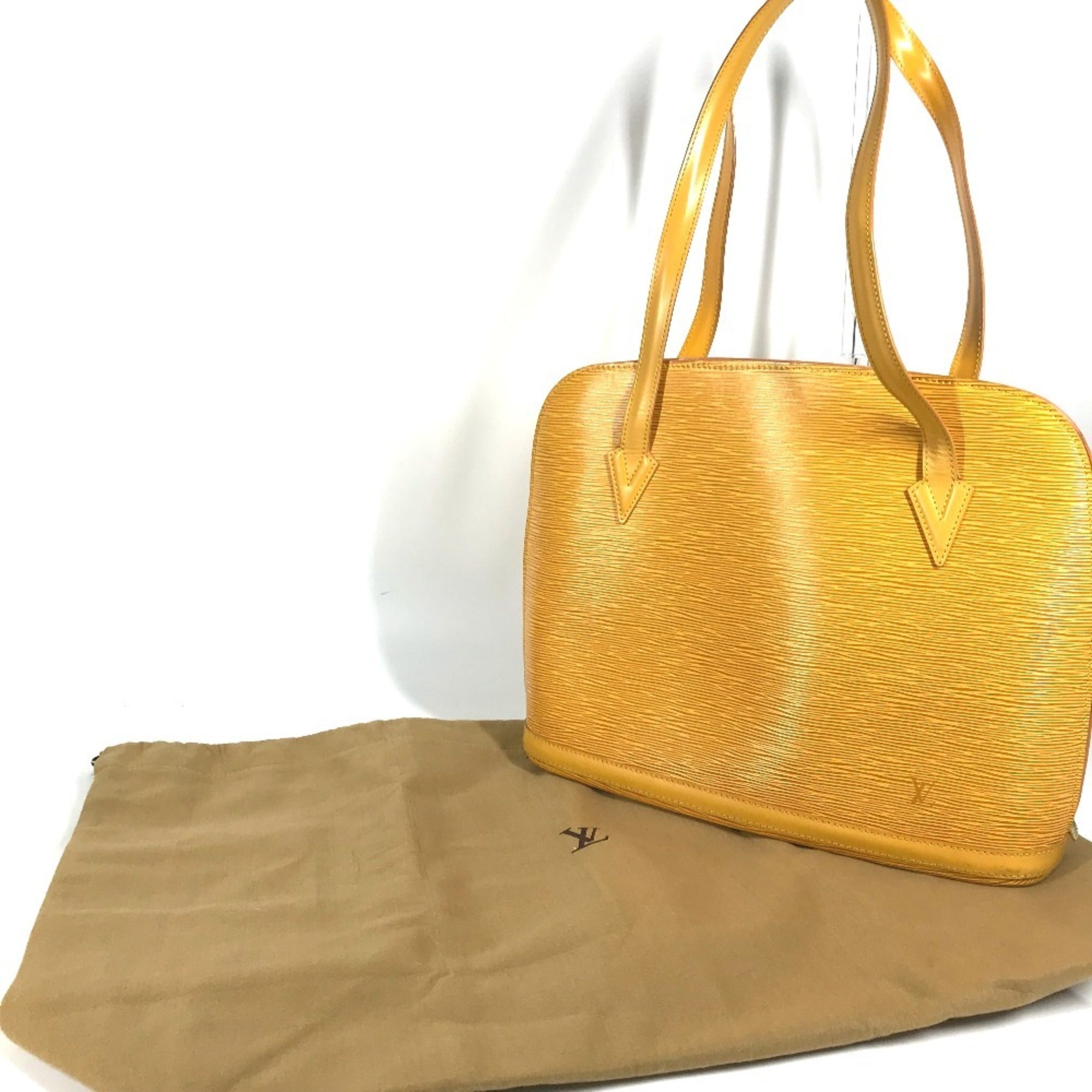 Louis Vuitton Galle Yellow Epi Leather Shoulder Bag (Pre-Owned)