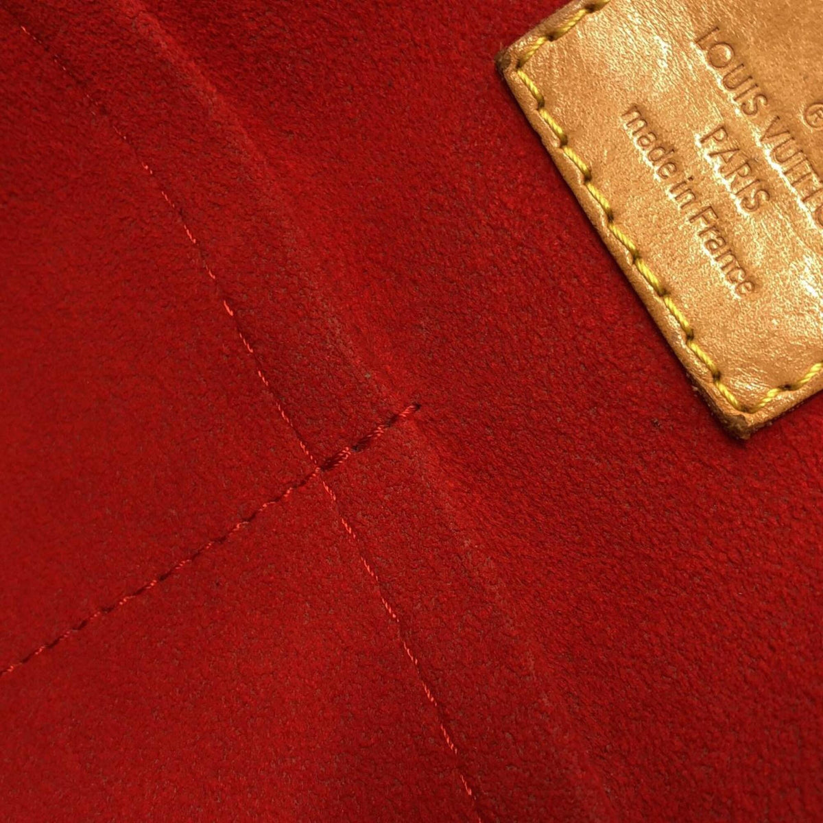 Louis Vuitton Cerise Marron Coated Canvas Handbag (Pre-Owned)