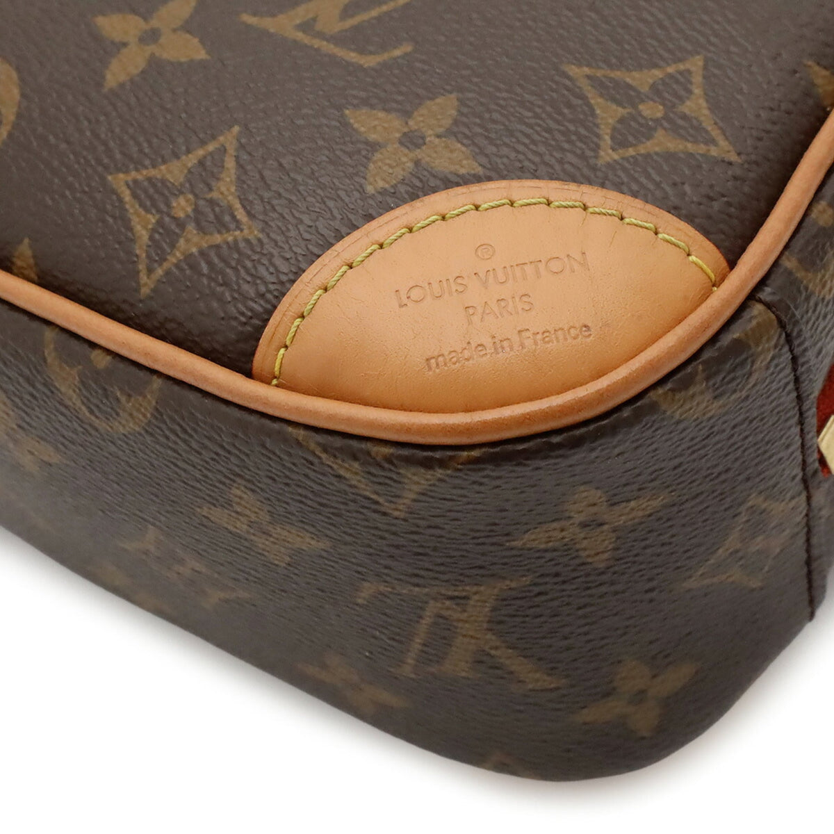 Louis Vuitton Brown Monogram Monogram Clutch Bag Pochette Shoulder Bag (Pre-Owned)