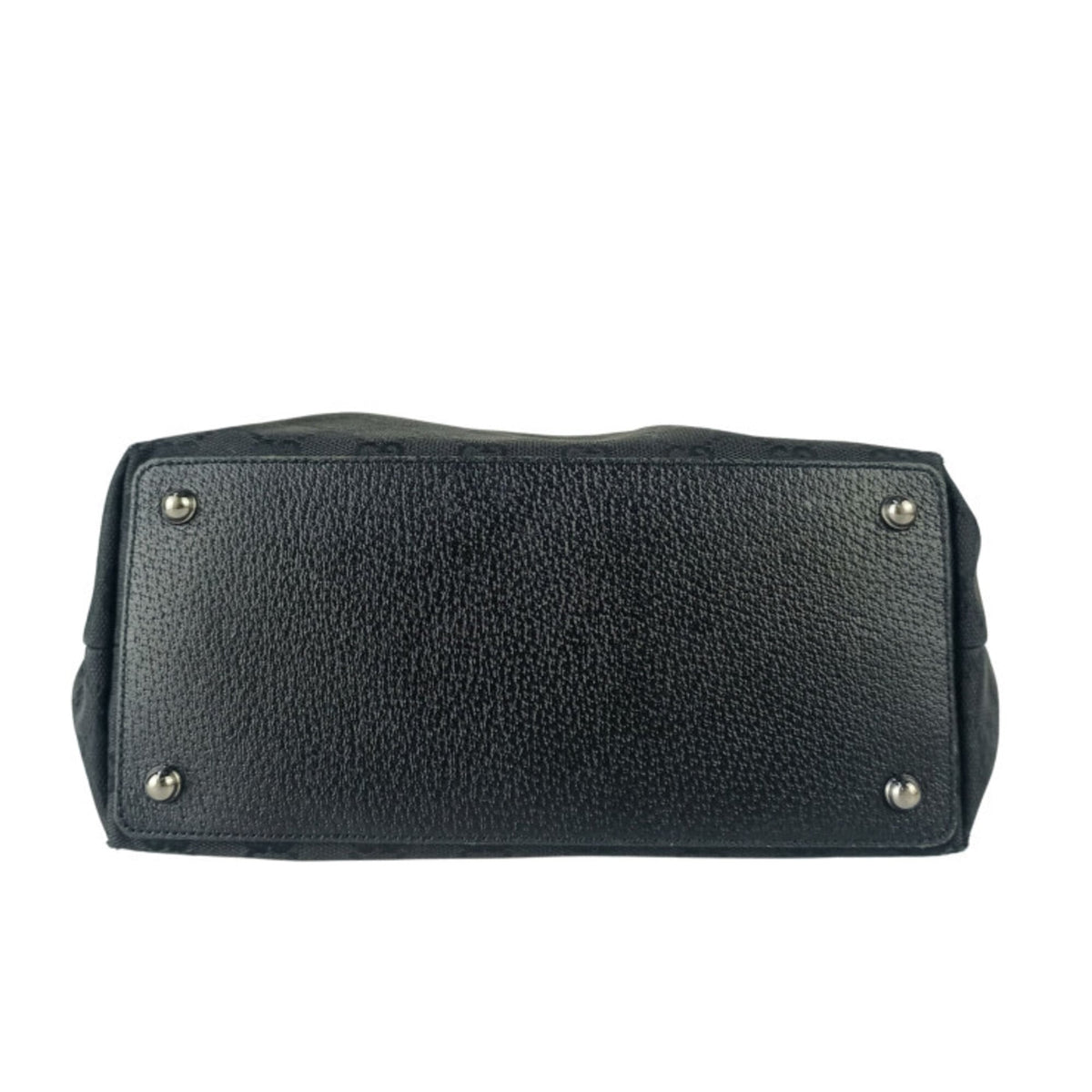 Gucci Gg Canvas Black Gg Canvas Tote Bag (Pre-Owned)