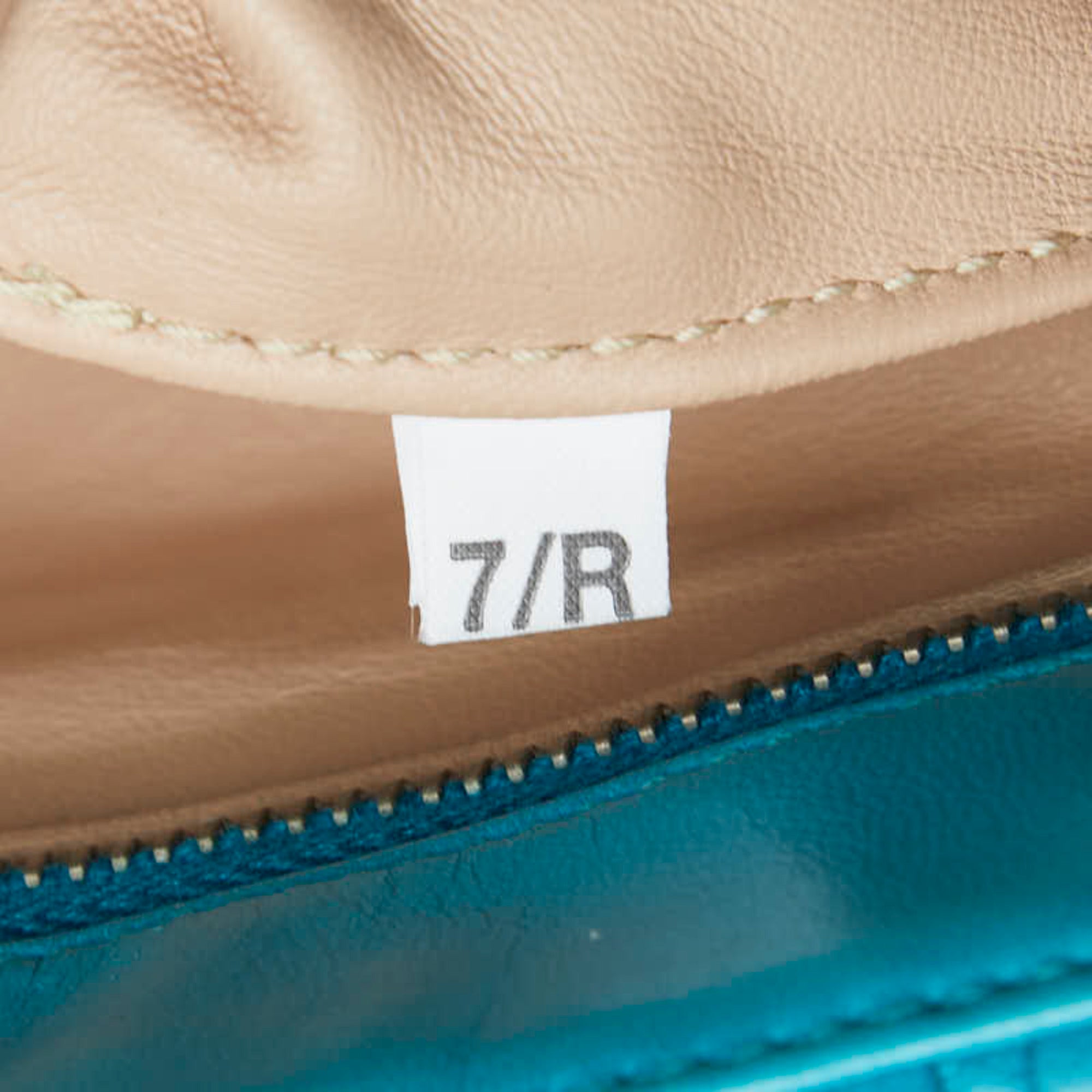 Prada Blue Leather Shoulder Bag (Pre-Owned)