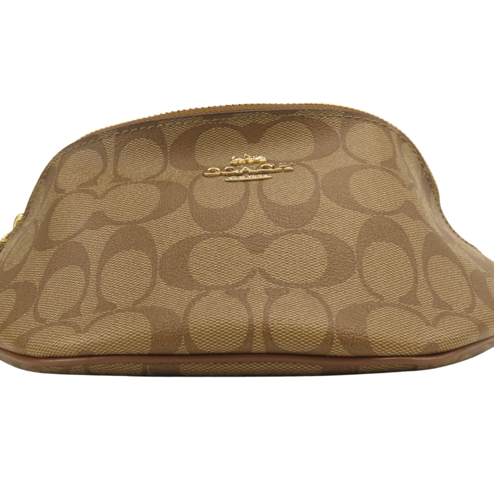 Coach Brown Pvc Leather Sling Bag (Pre-Owned)