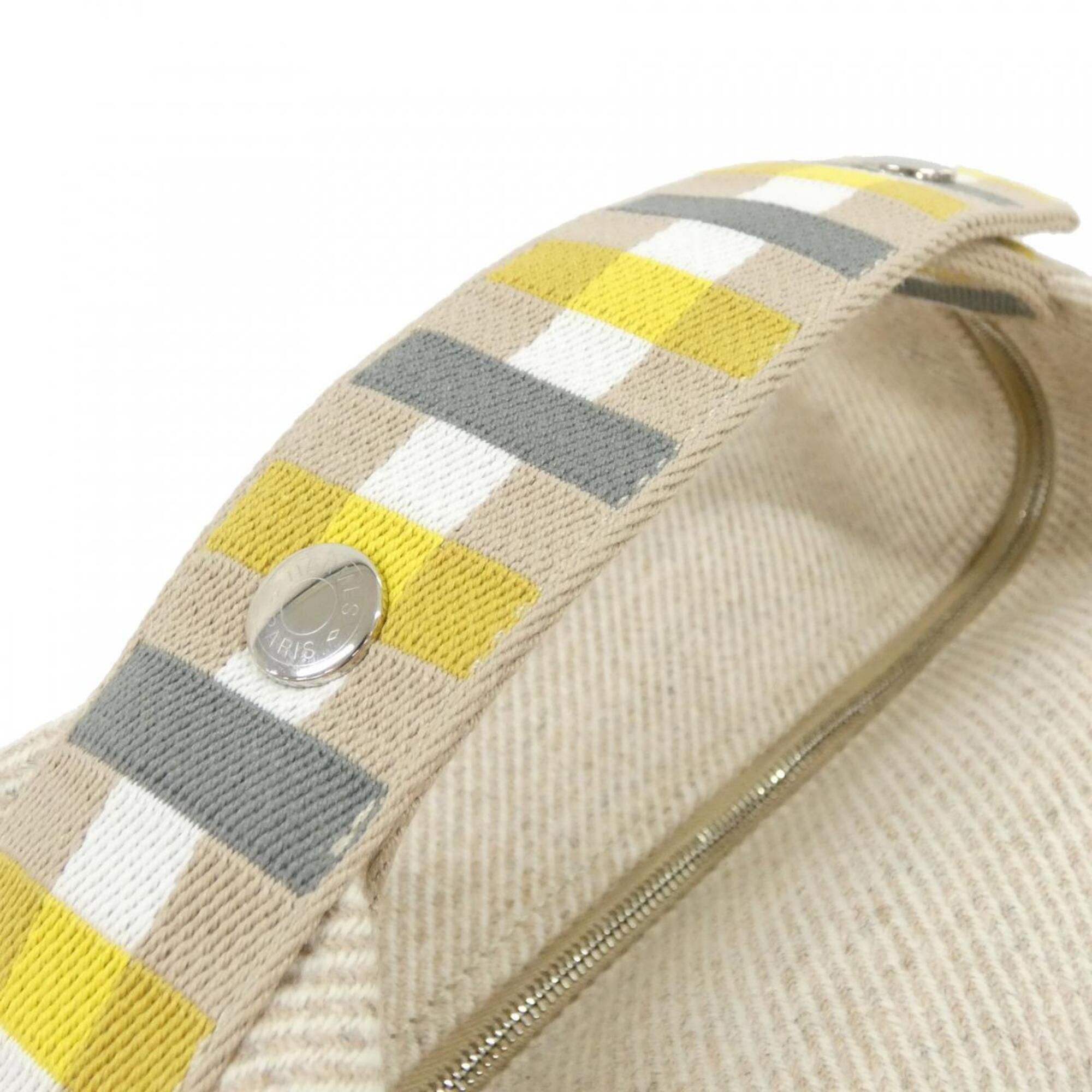 Hermes Beige Wool Pouch (Pre-Owned)