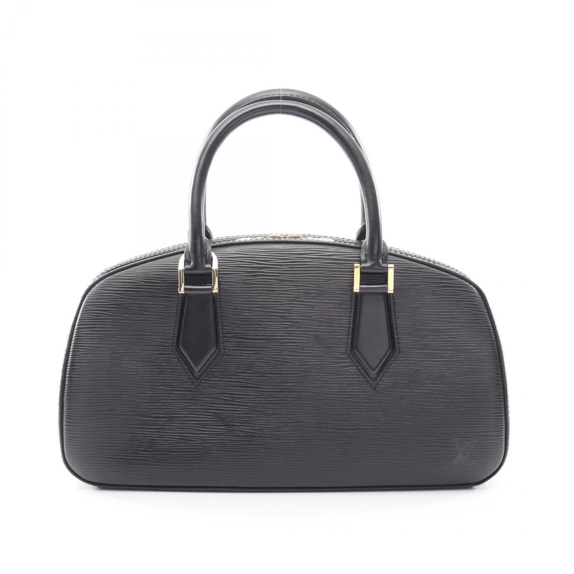 Louis Vuitton Black Leather Handbag (Pre-Owned)