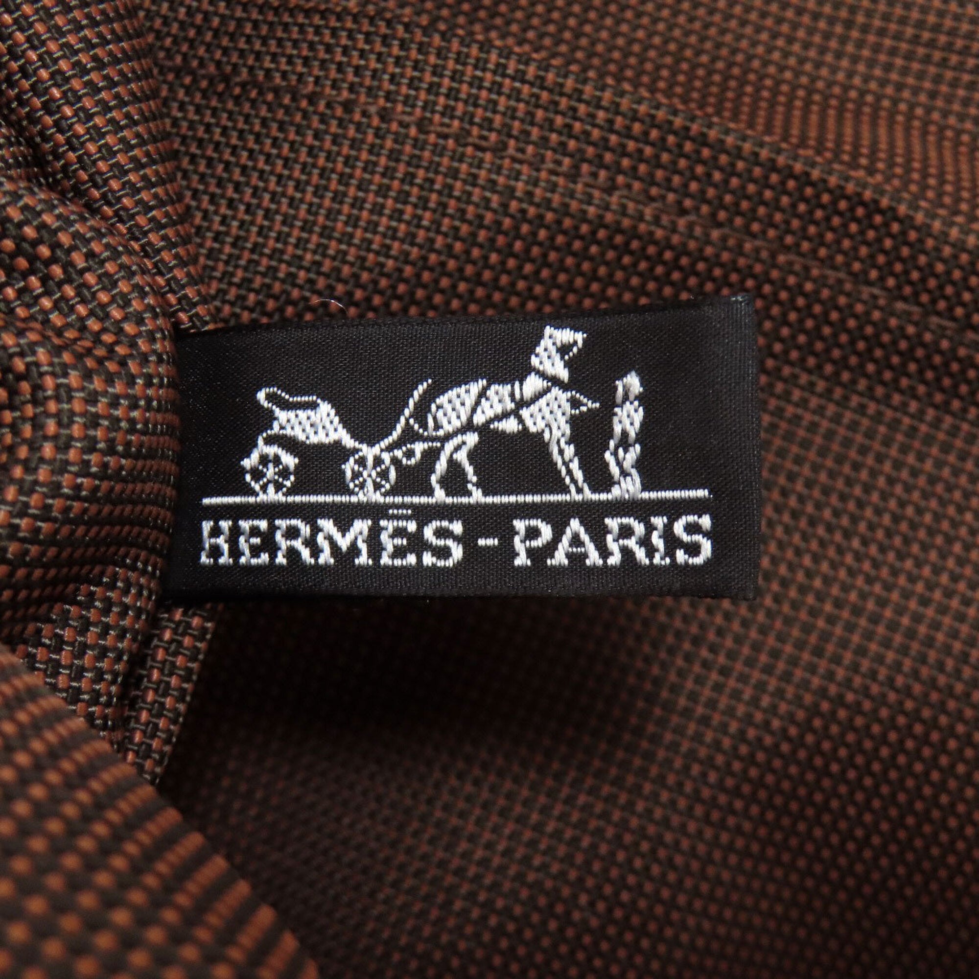 Hermes Brown Canvas Backpack (Pre-Owned)