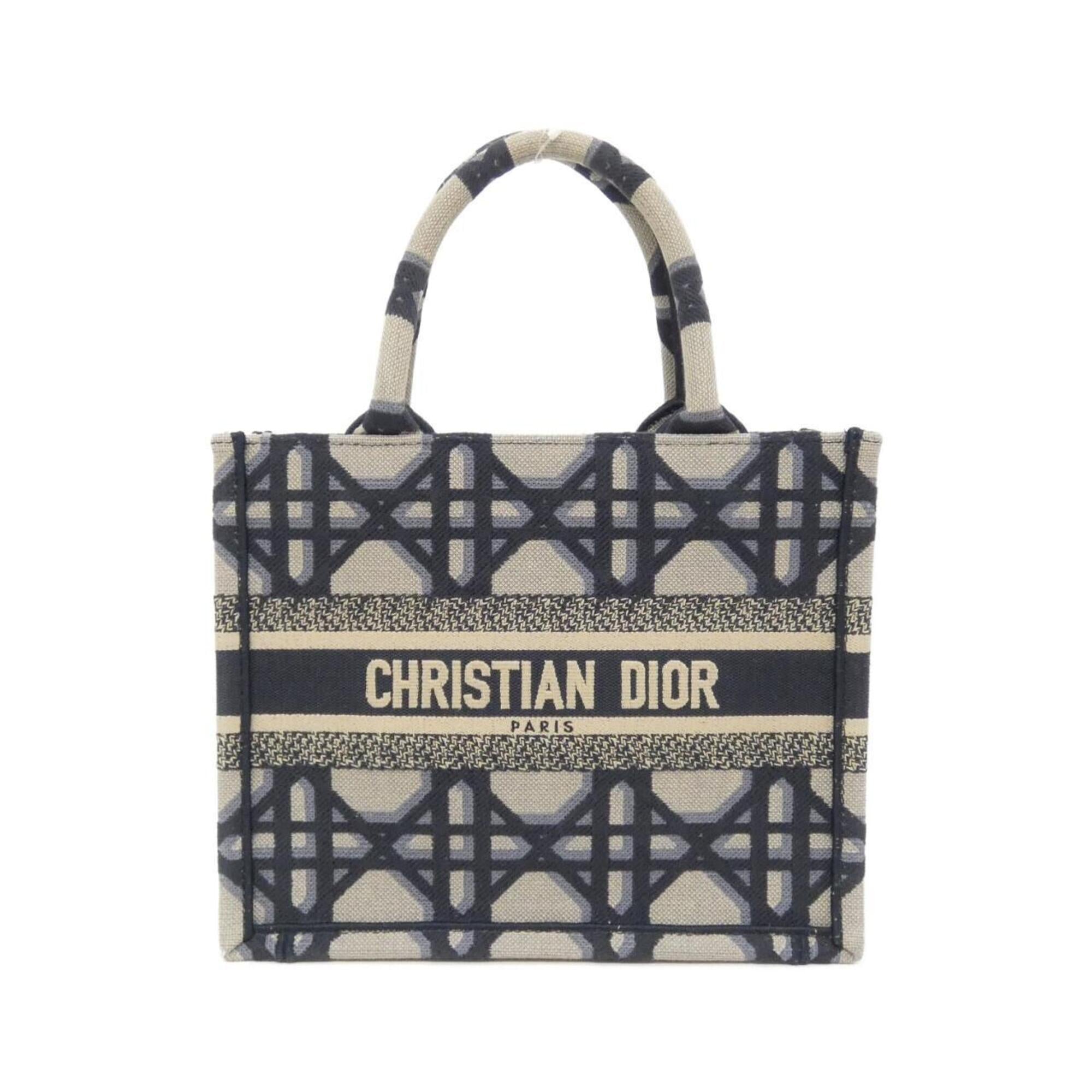 Christian Dior Blue Canvas Handbag (Pre-Owned)