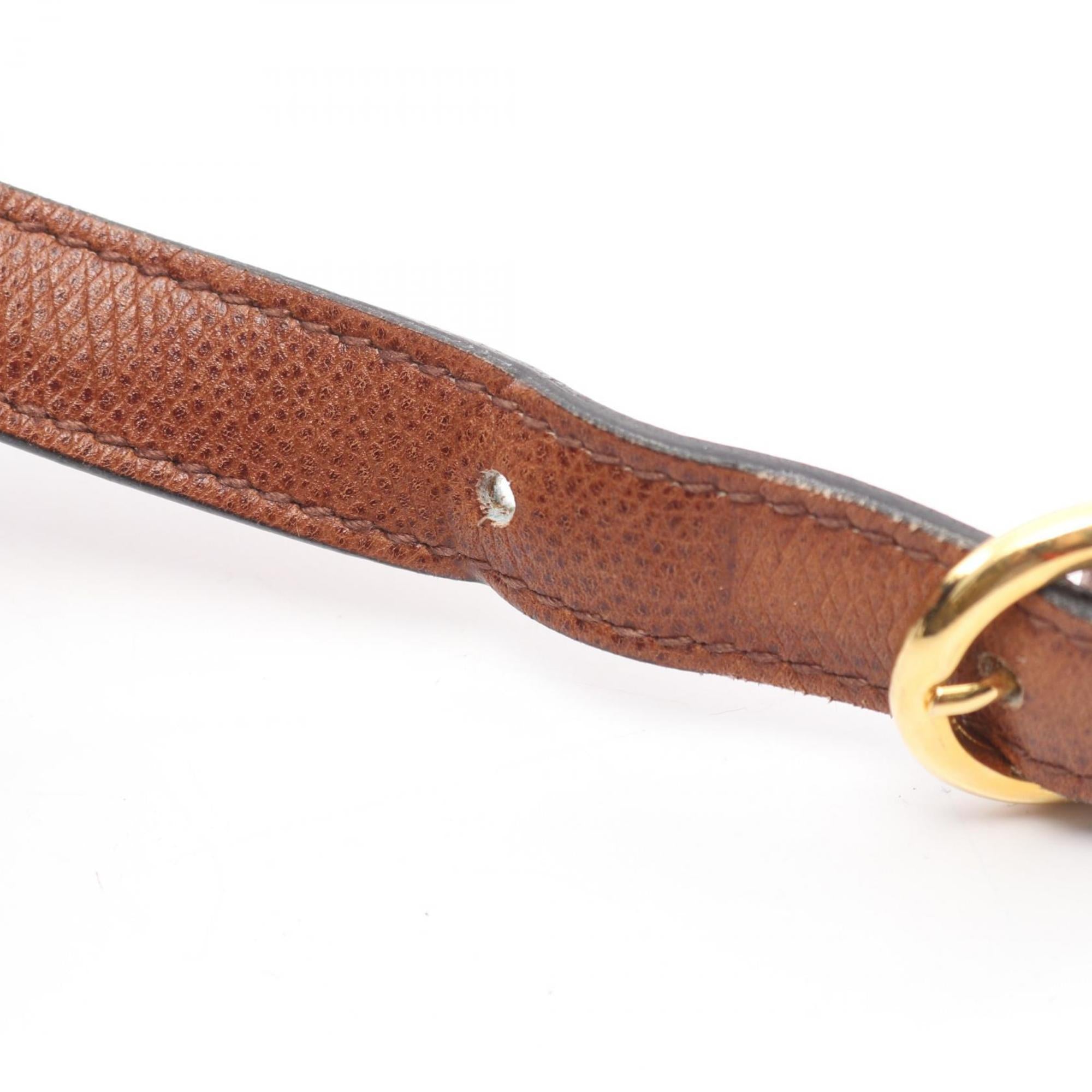 Salvatore Ferragamo Brown Leather Shoulder Bag (Pre-Owned)