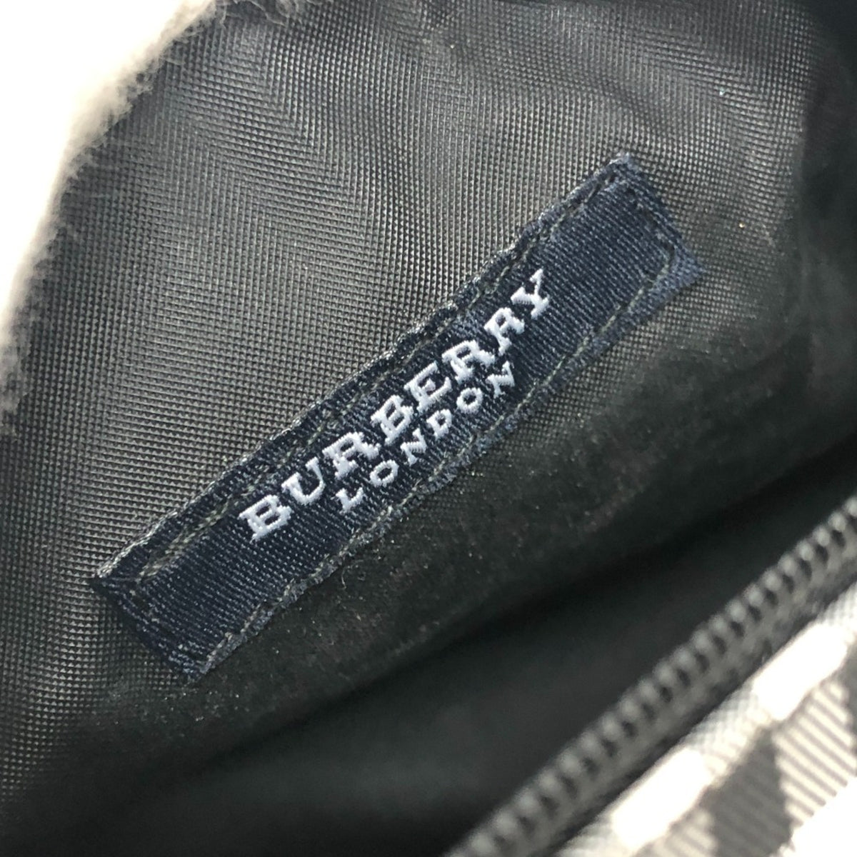 Burberry Black Canvas Handbag (Pre-Owned)