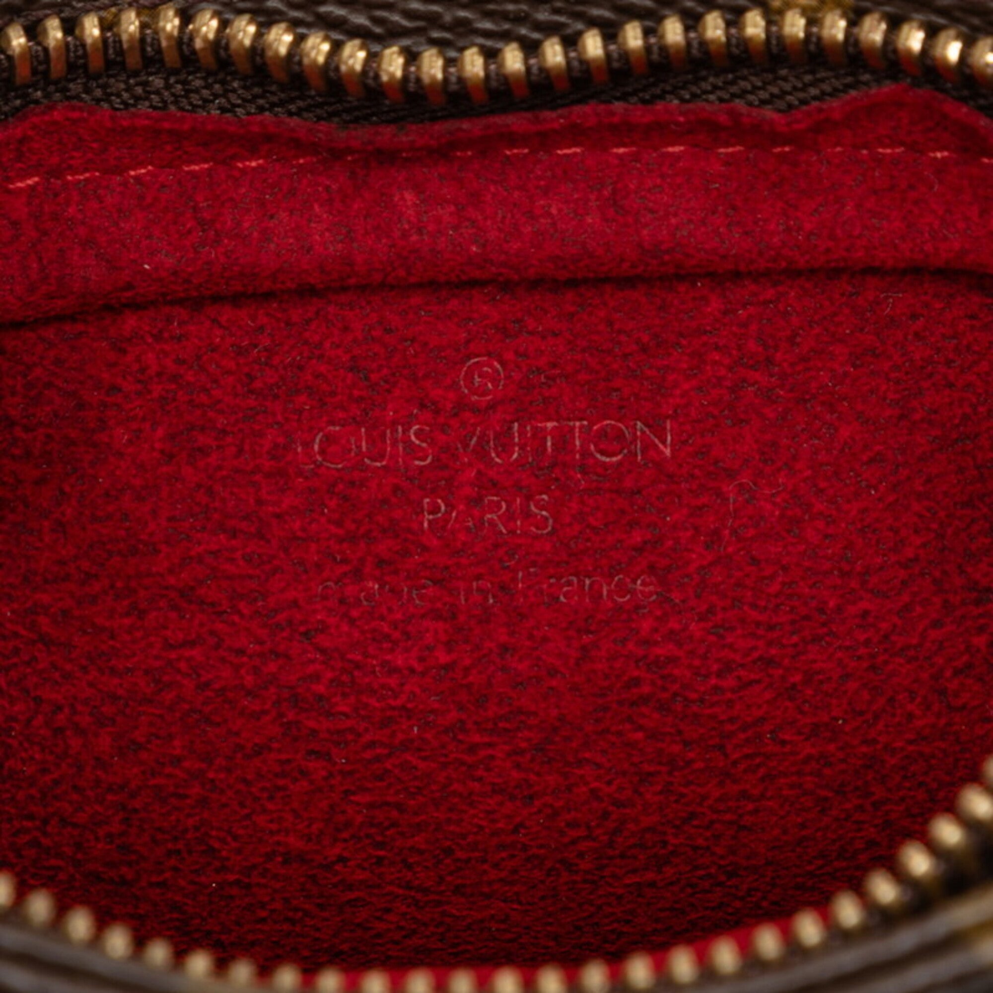 Louis Vuitton Brown Pvc Leather Pouch (Pre-Owned)