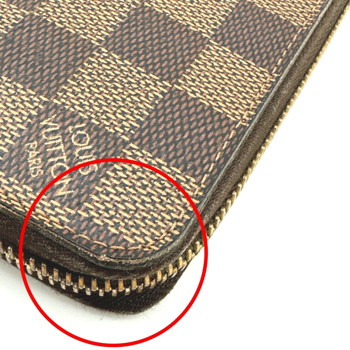 Louis Vuitton Brown Ebene Damier Canvas Long Wallet (Bi-Fold) (Pre-Owned)