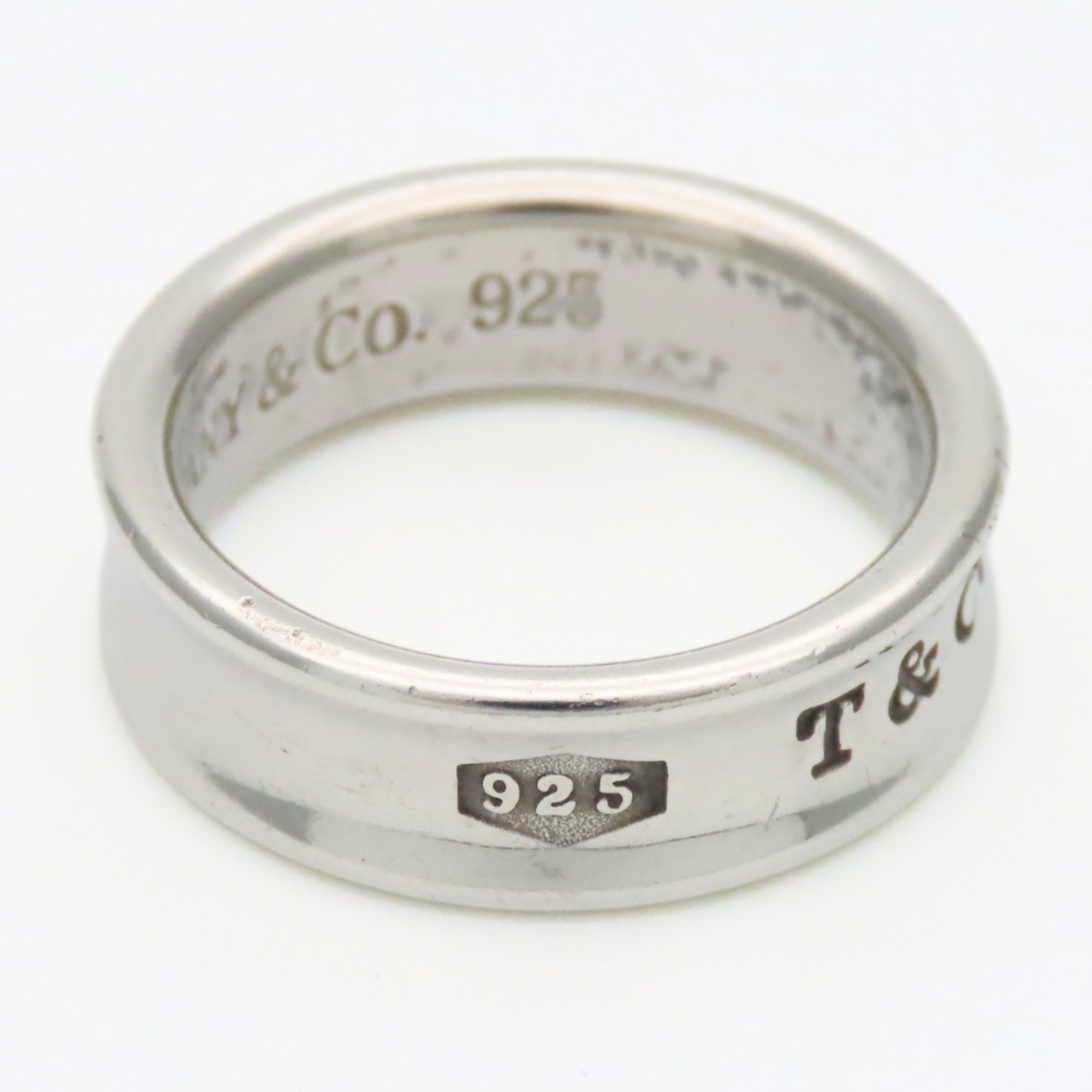 Tiffany Silver Silver 925 Band Ring (Pre-Owned)