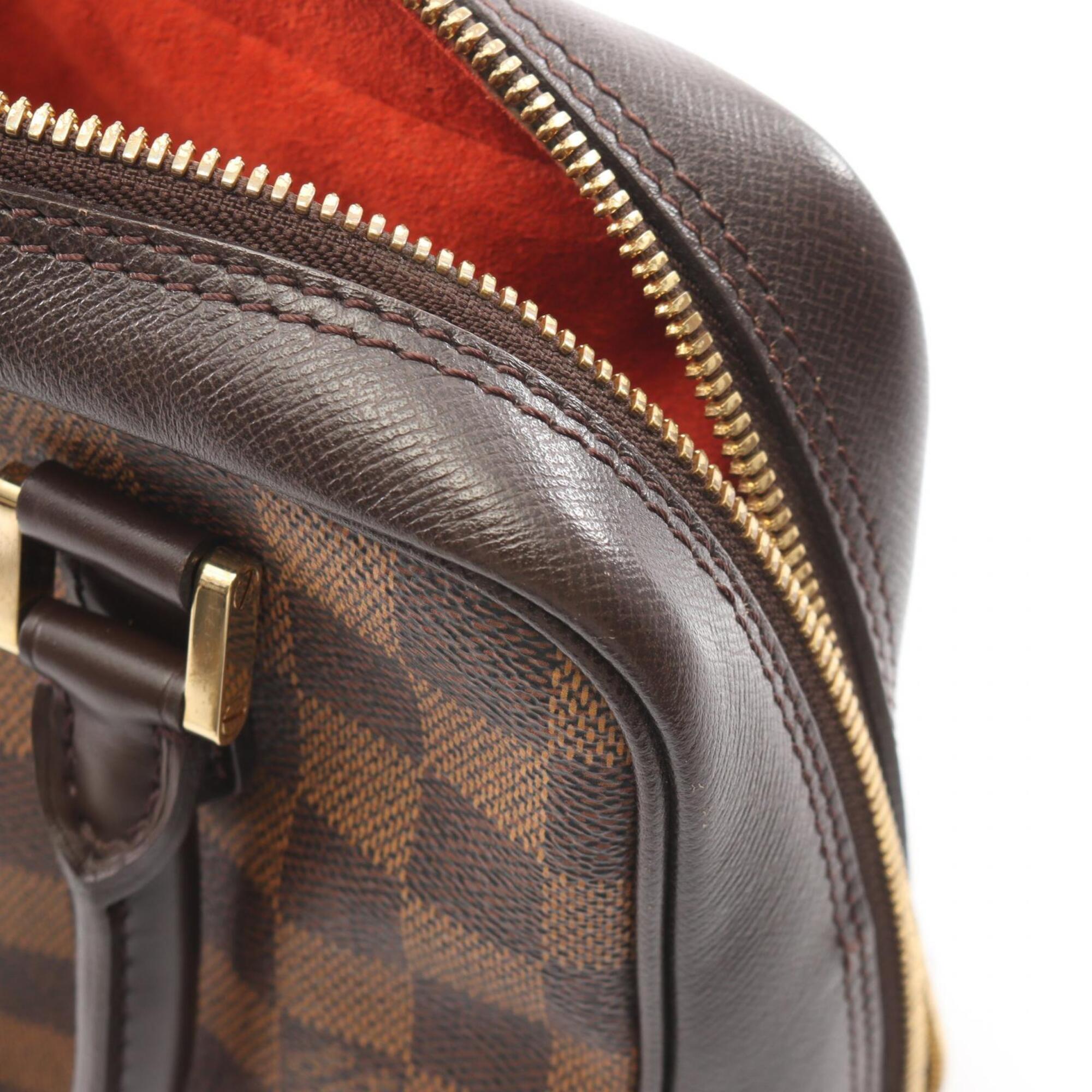 Louis Vuitton Brown Coated Canvas Leather Handbag (Pre-Owned)