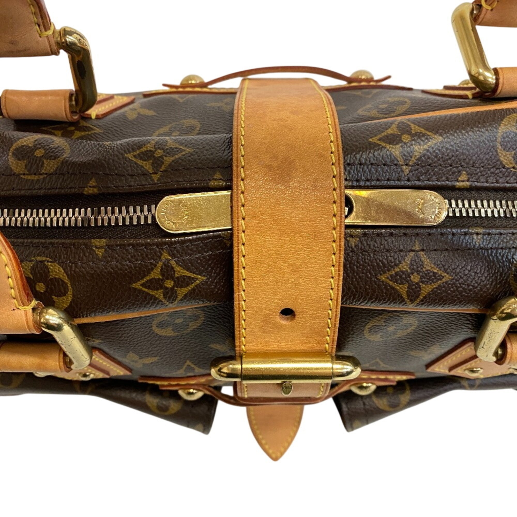 Louis Vuitton Brown Monogram Monogram Leather Handbag (Pre-Owned)