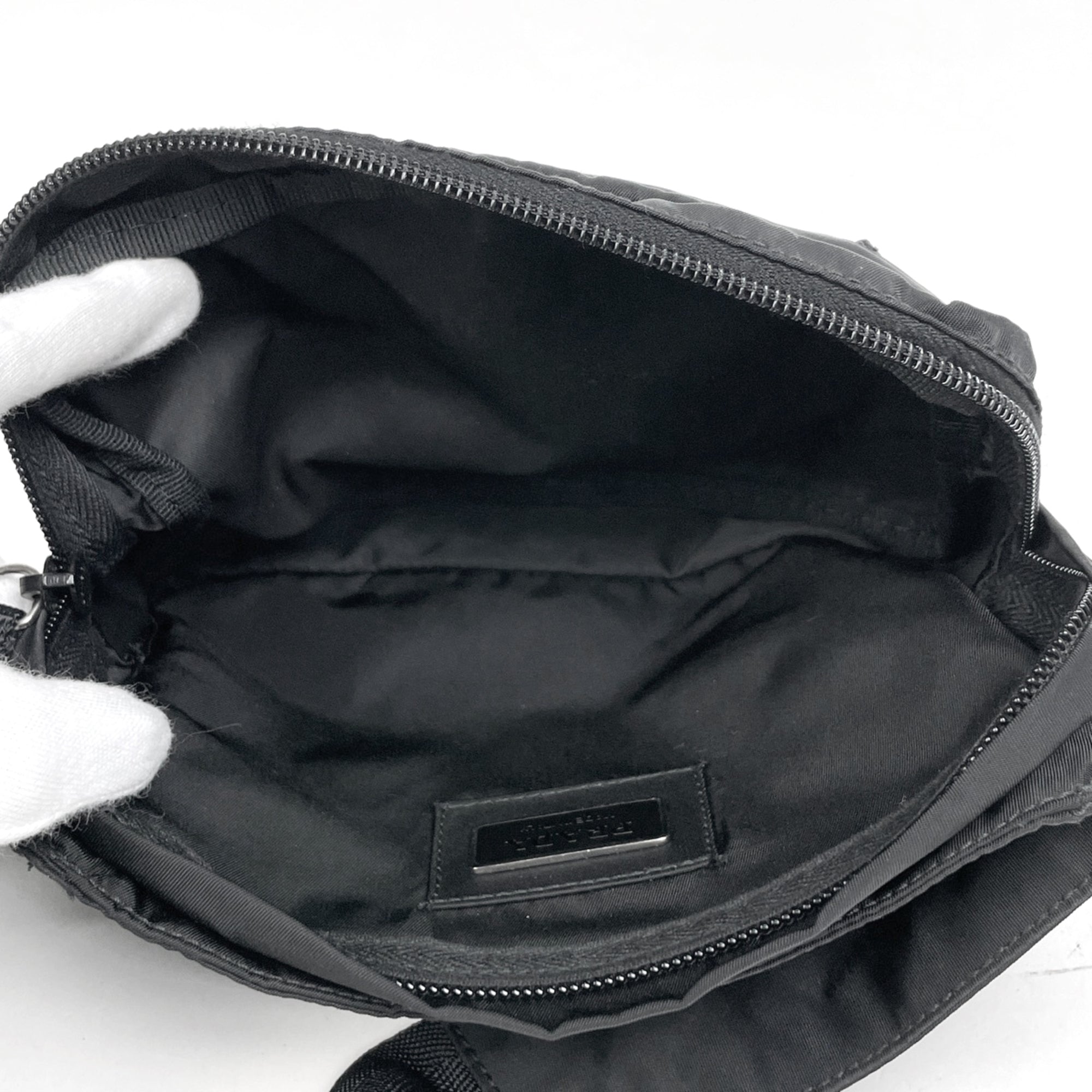 Prada Black Nylon Fanny Pack Pouch (Pre-Owned)