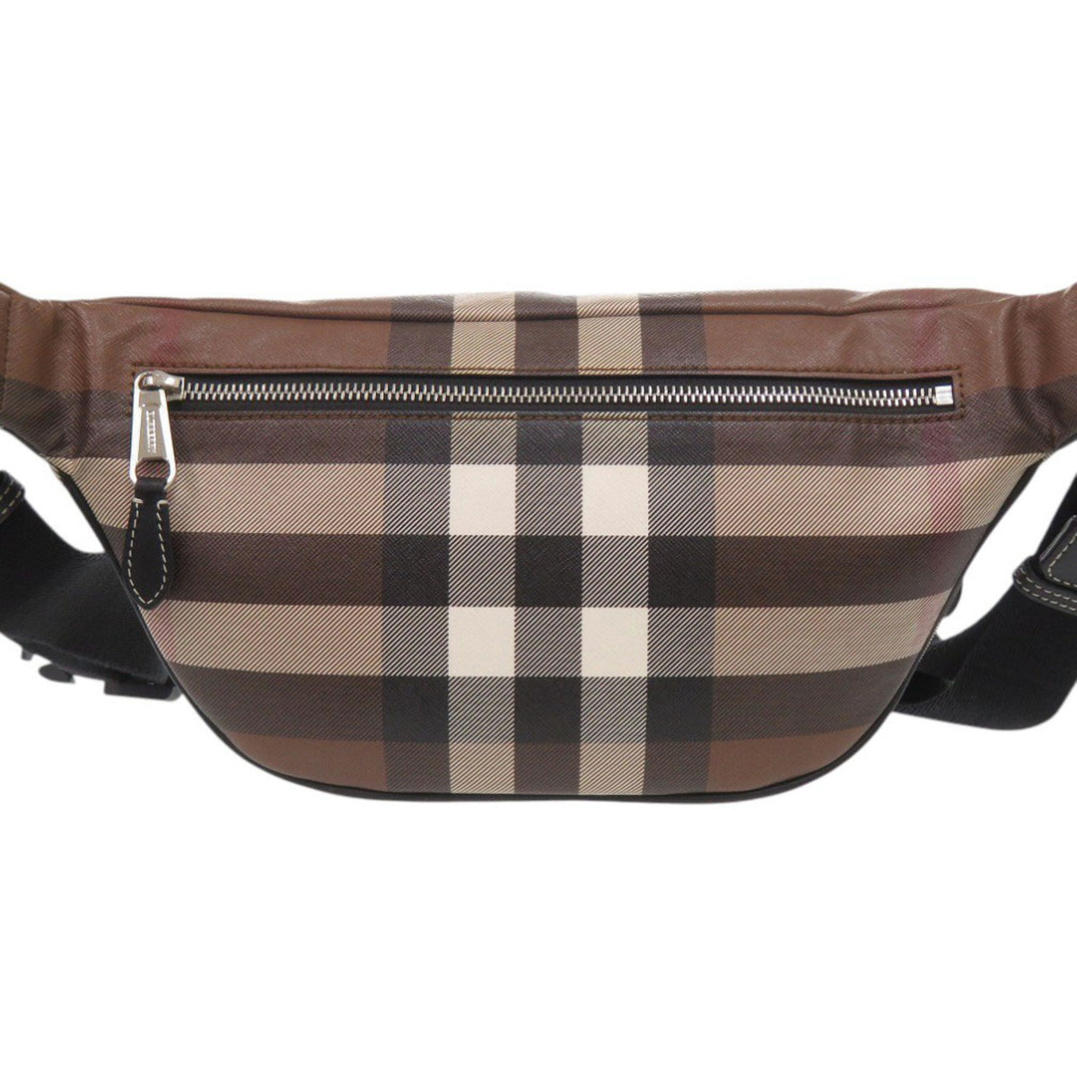 Burberry Brown Pvc Fanny Pack (Pre-Owned)