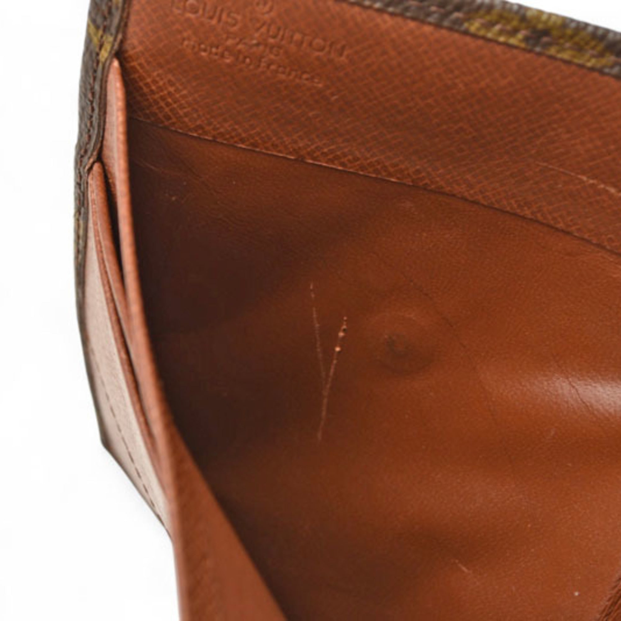Louis Vuitton Brown Coated Canvas Wallet (Bi-Fold) (Pre-Owned)