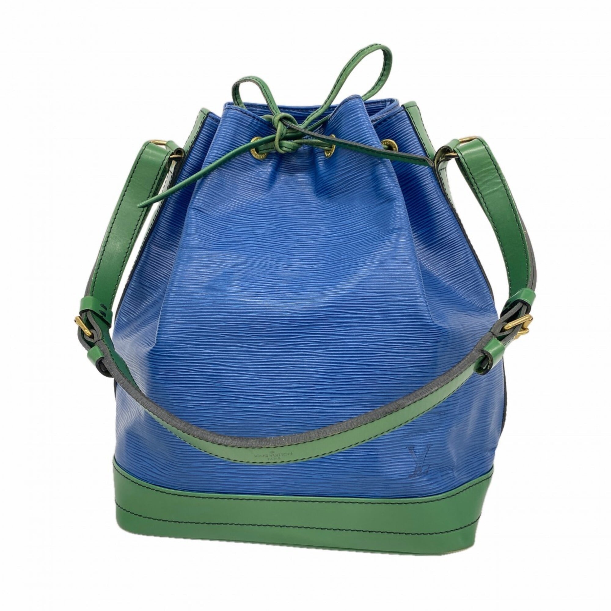 Louis Vuitton Borneo Green Toledo Blue Shoulder Bag (Pre-Owned)