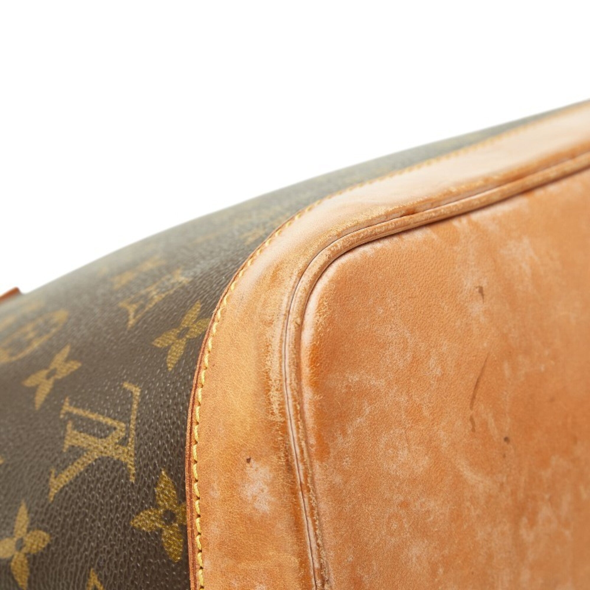 Louis Vuitton Brown Pvc Leather Handbag (Pre-Owned)
