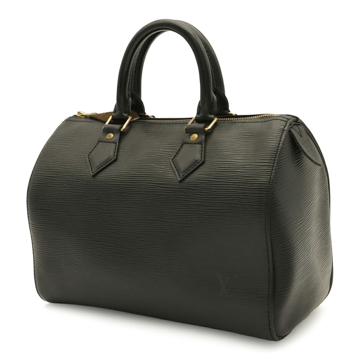 Louis Vuitton Noir Epi Leather Boston Bag Handbag (Pre-Owned)