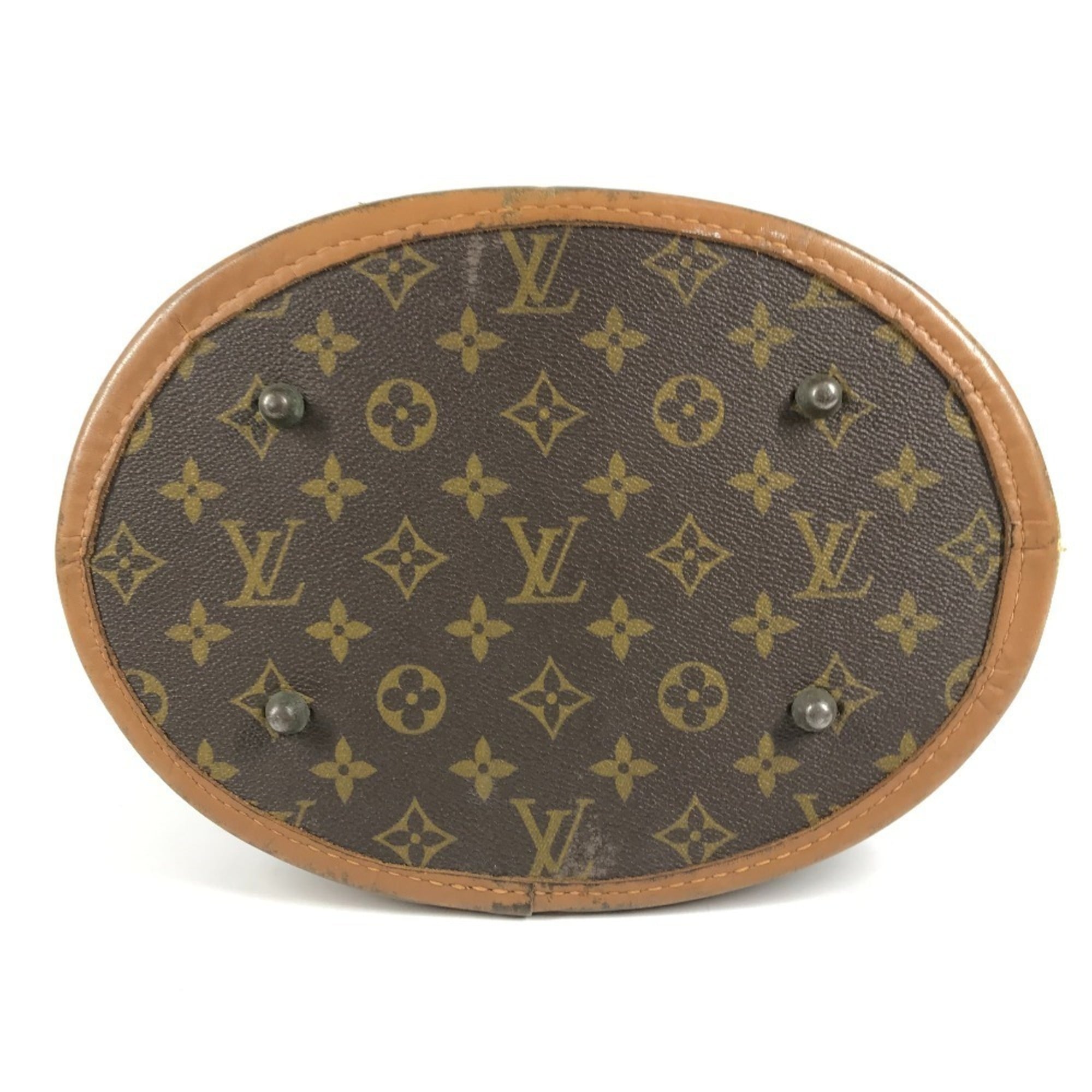 Louis Vuitton Brown Monogram Canvas Handbag Pouch Tote Bag (Pre-Owned)