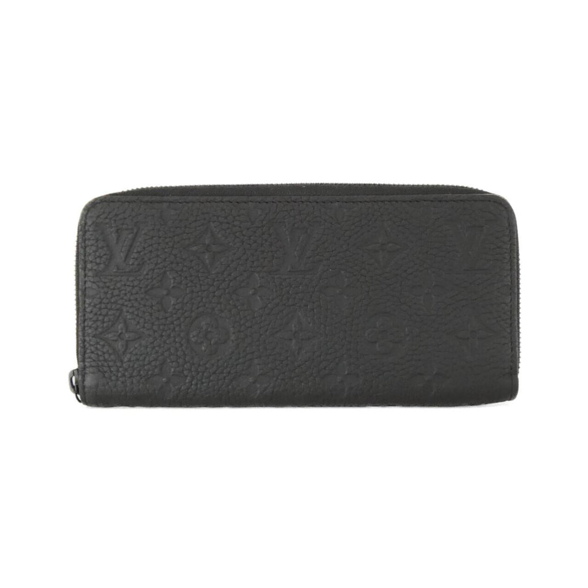 Louis Vuitton Taurillon Black Leather Long Wallet (Bi-Fold) (Pre-Owned)