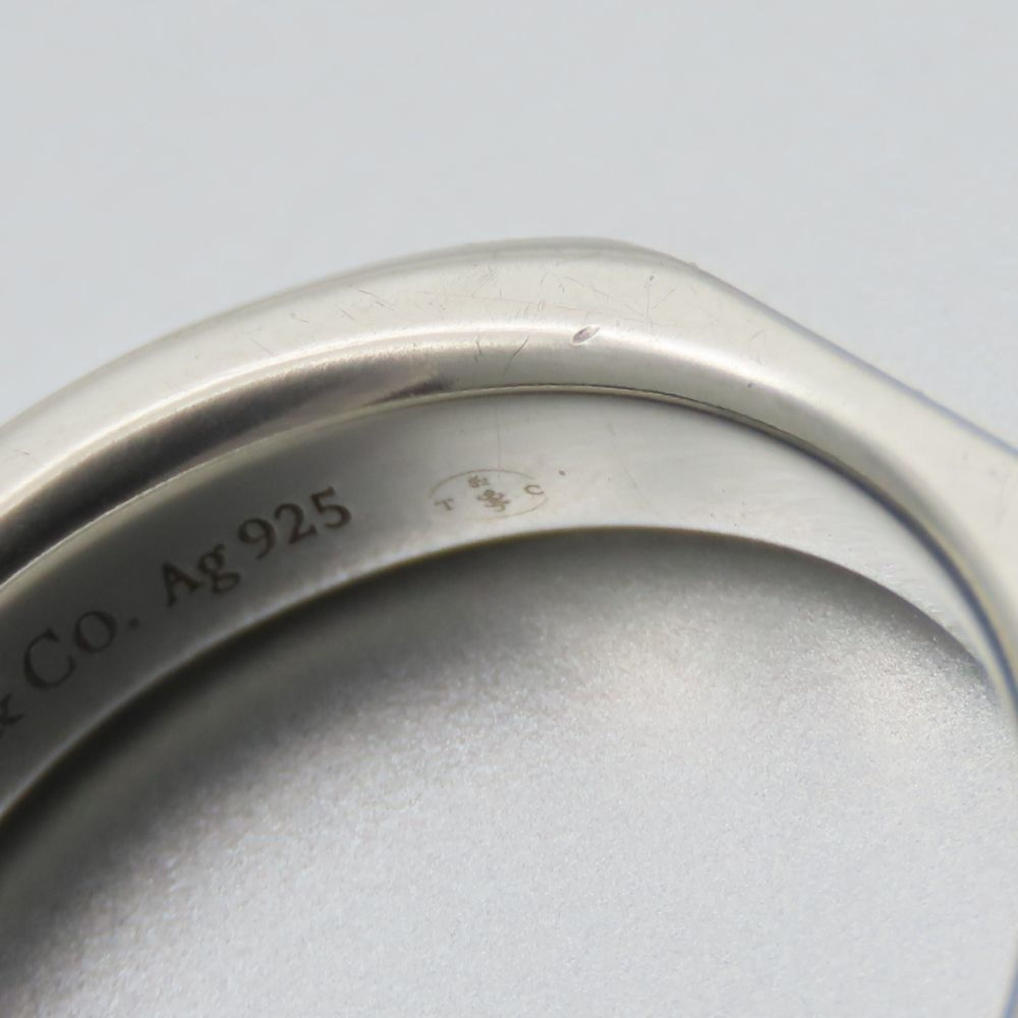 Tiffany Silver Silver 925 Band Ring (Pre-Owned)
