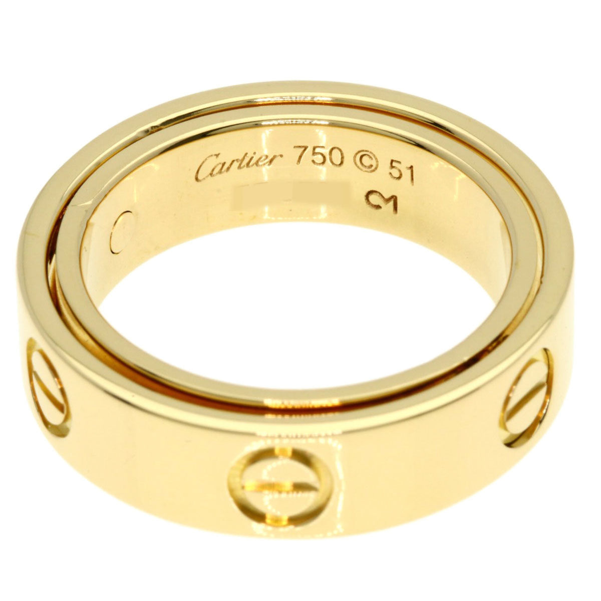 Cartier Yellow Gold (18K) Band Ring (Pre-Owned)