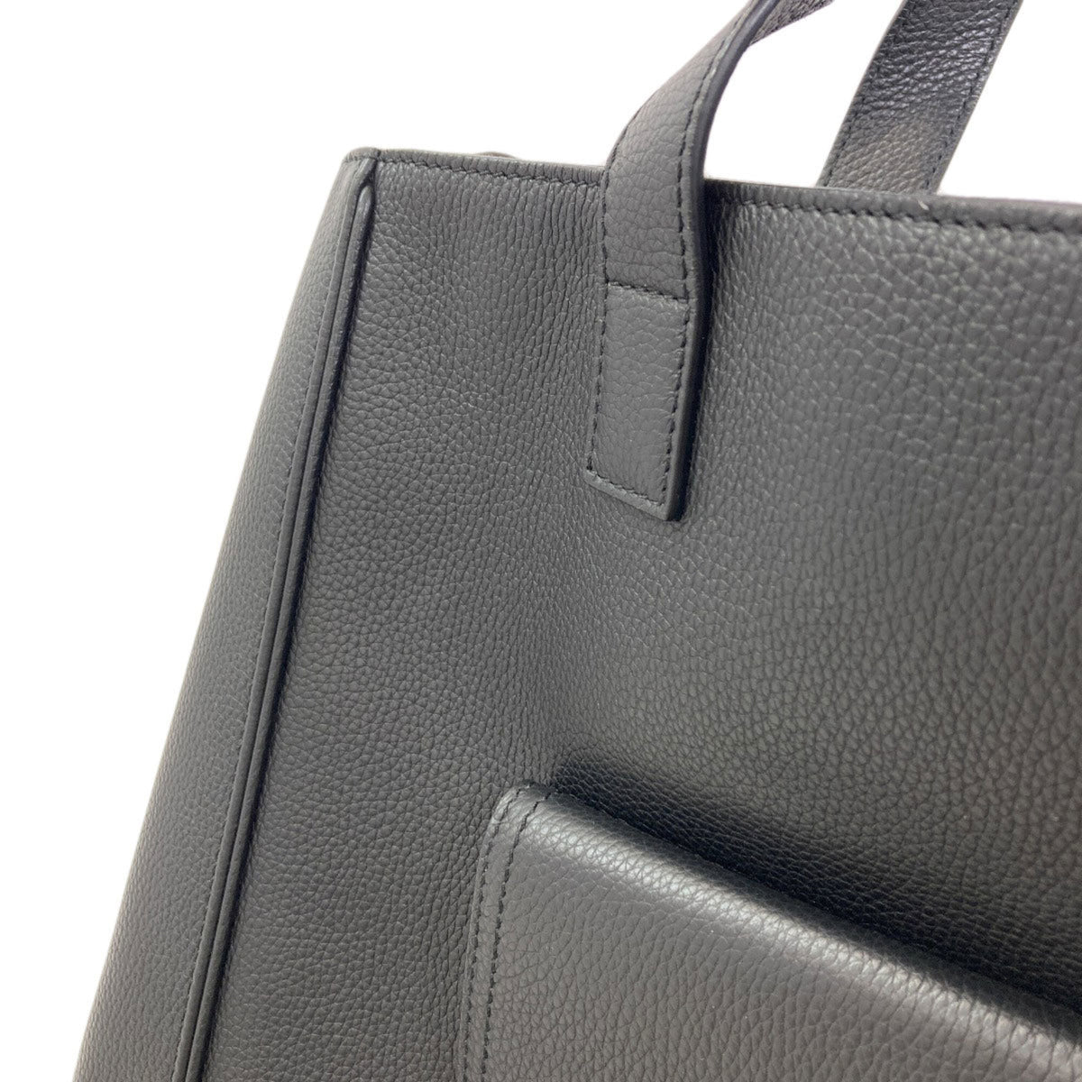 Christian Dior Black Leather Tote Bag (Pre-Owned)