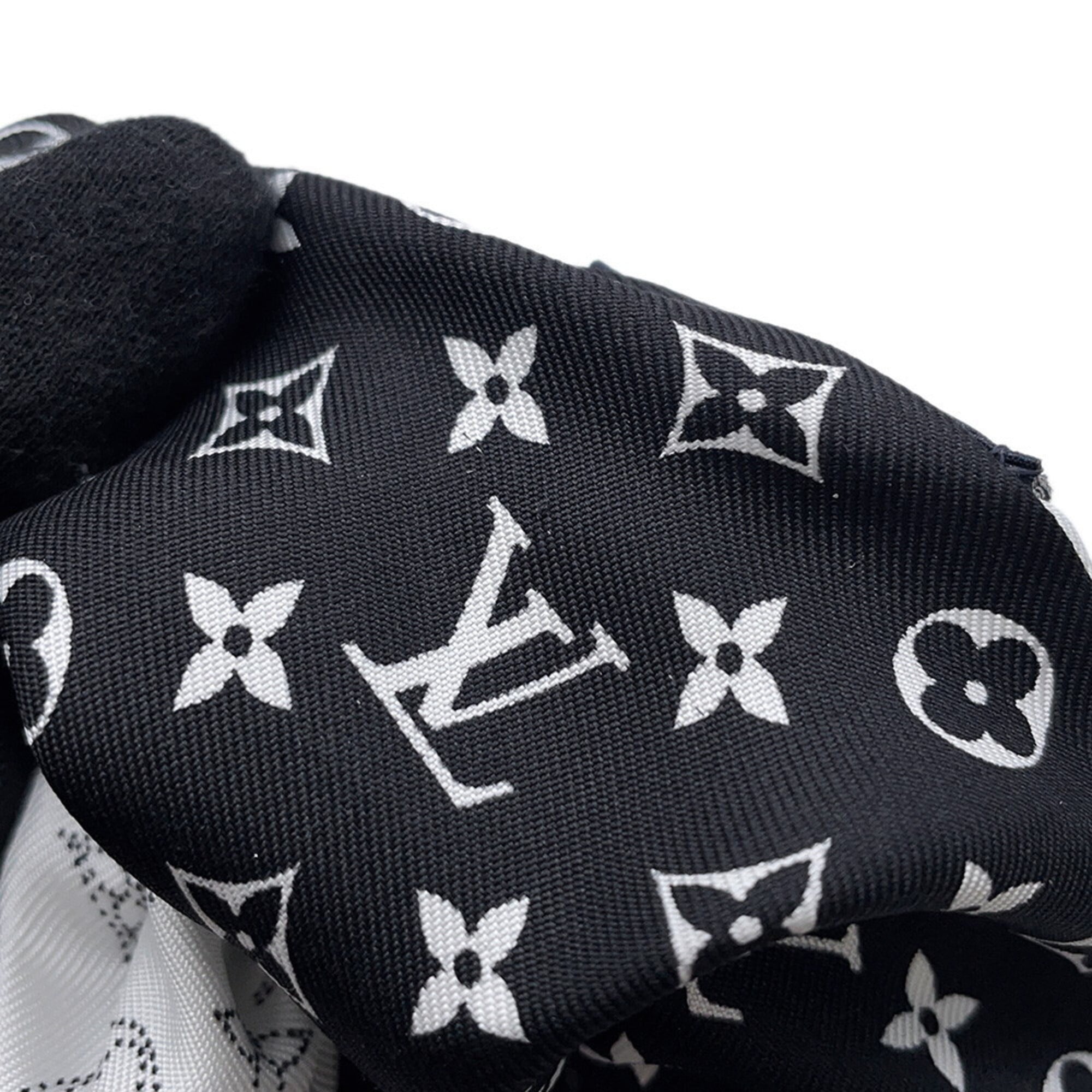 Louis Vuitton Black Noir White Silk (Pre-Owned)