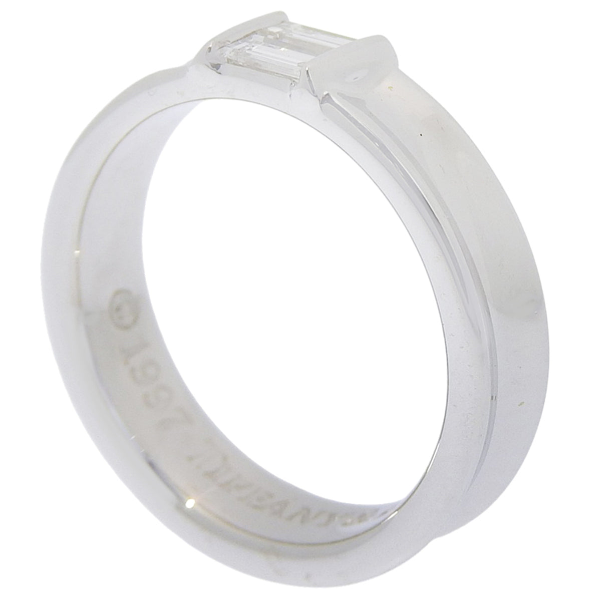 Tiffany White Gold (18K) Band Ring (Pre-Owned)