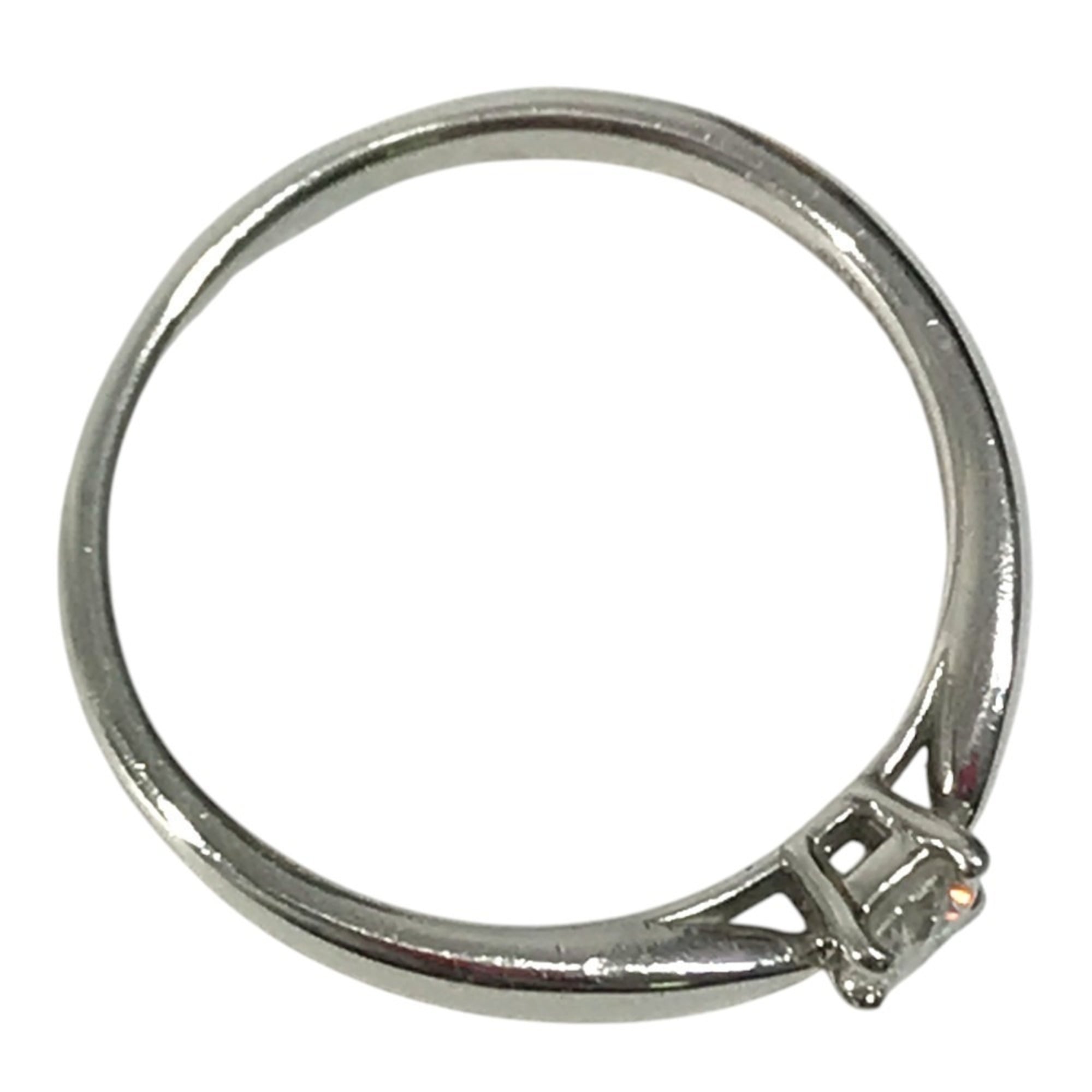 Tiffany Silver Platinum 950 Band Ring (Pre-Owned)