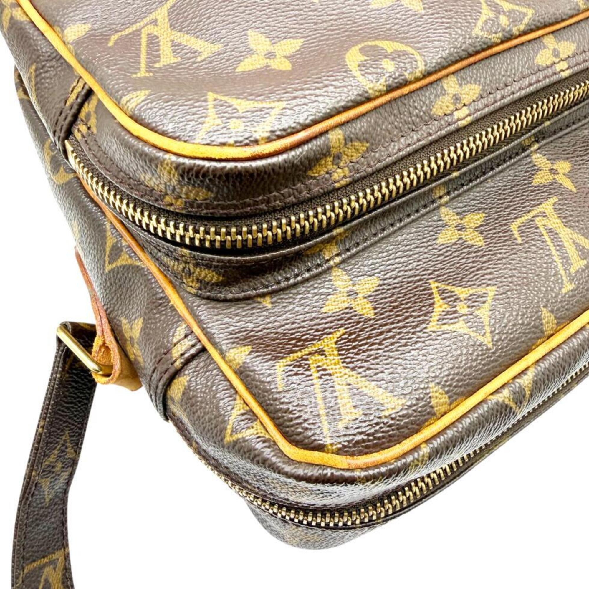 Louis Vuitton Brown Monogram Shoulder Bag (Pre-Owned)