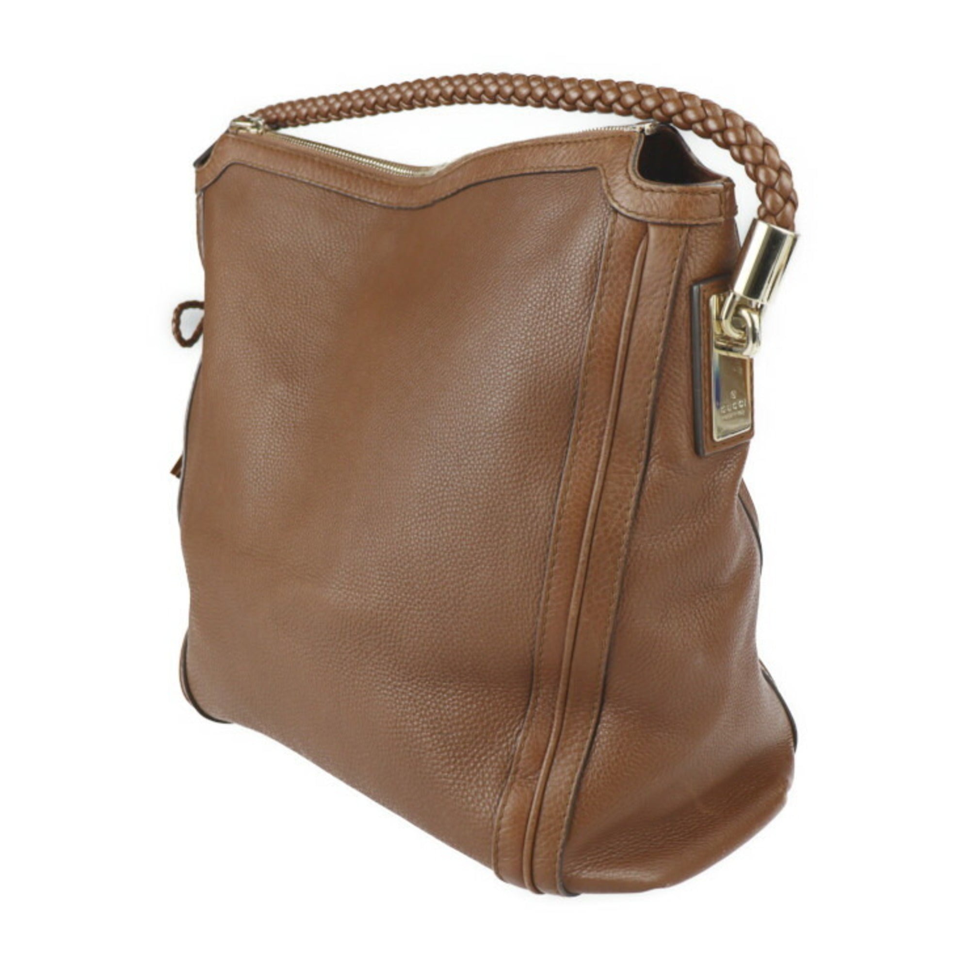 Gucci Brown Bamboo Handbag Shoulder Bag Tote Bag (Pre-Owned)