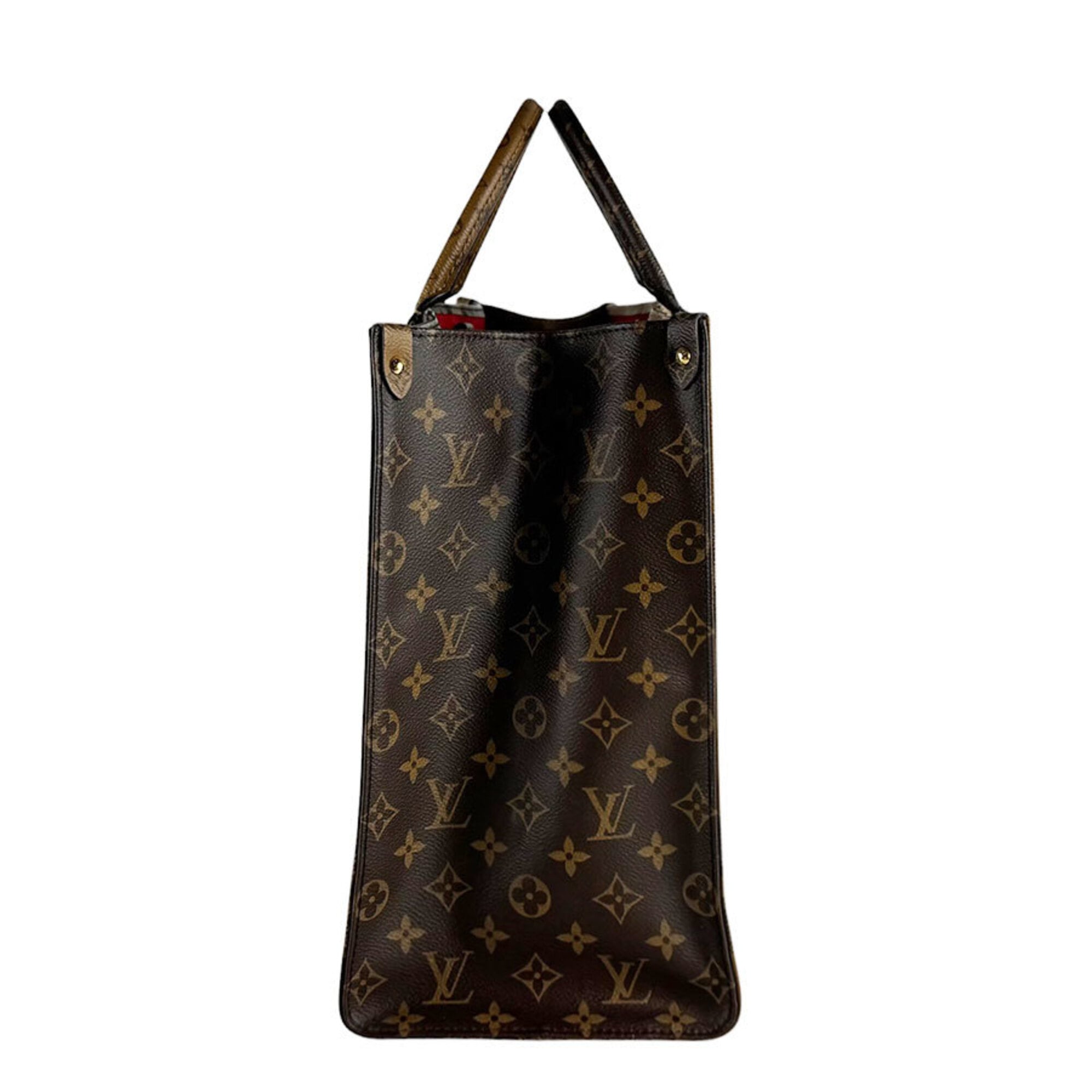 Louis Vuitton Brown Monogram Reverse Monogram Reverse Handbag (Pre-Owned)